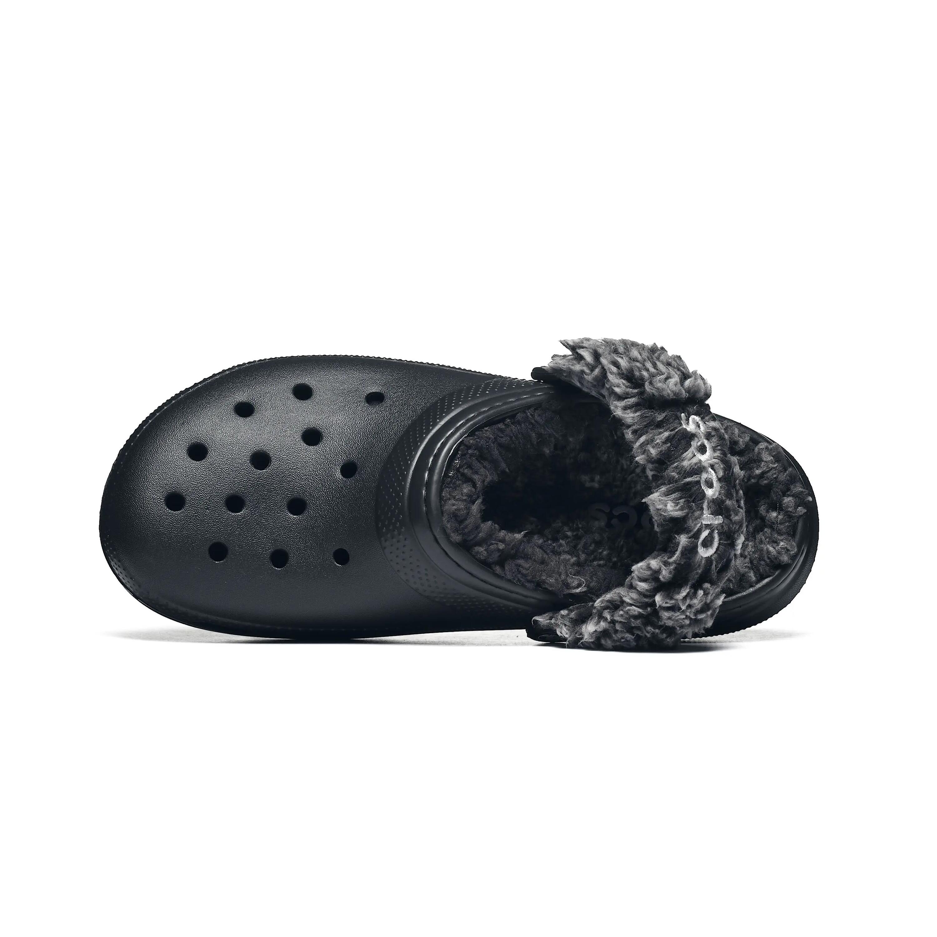 Dziecięce chodaki Crocs CLASSIC FLEECE LINED CLOG K 212856-001 4/6