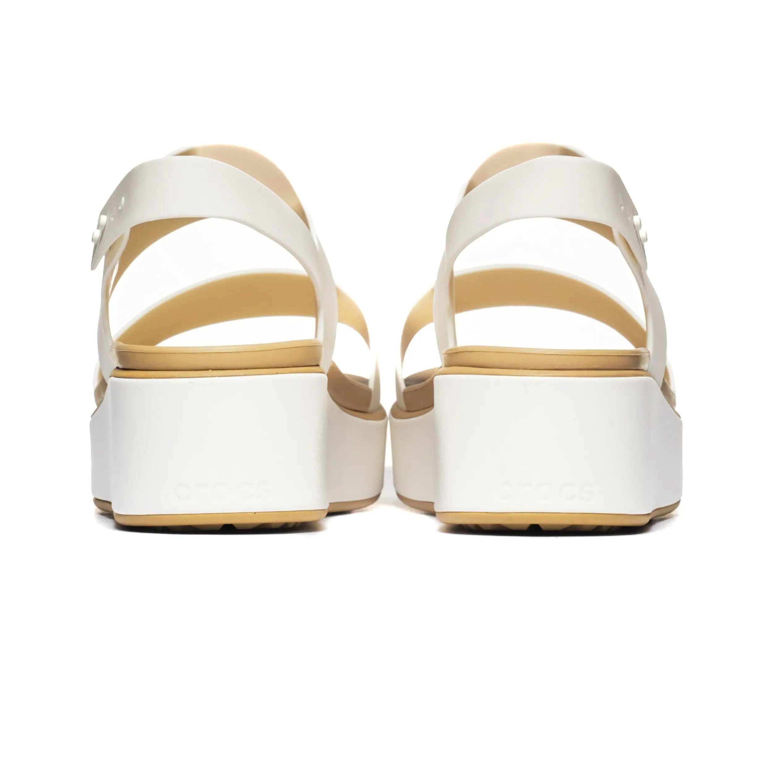 Sandálias Crocs Brooklyn Wrap Low Bege 6/6