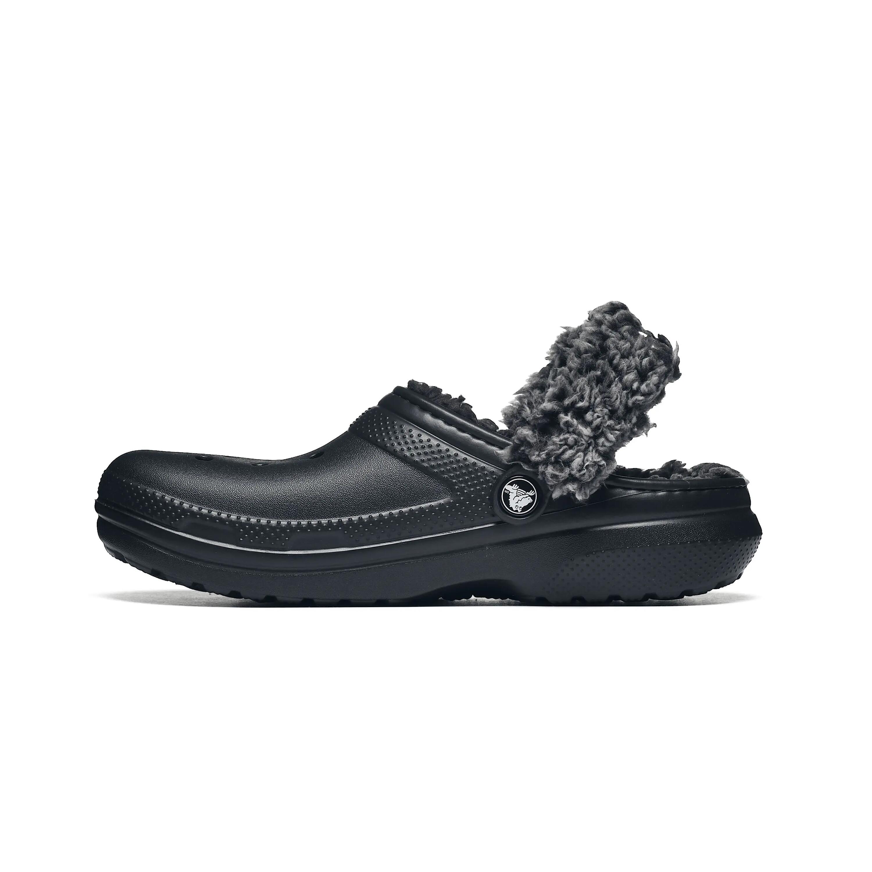 Dziecięce chodaki Crocs CLASSIC FLEECE LINED CLOG K 212856-001 3/6