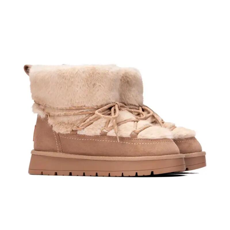 Bottines Plates Femme Xti  Beige 4/4