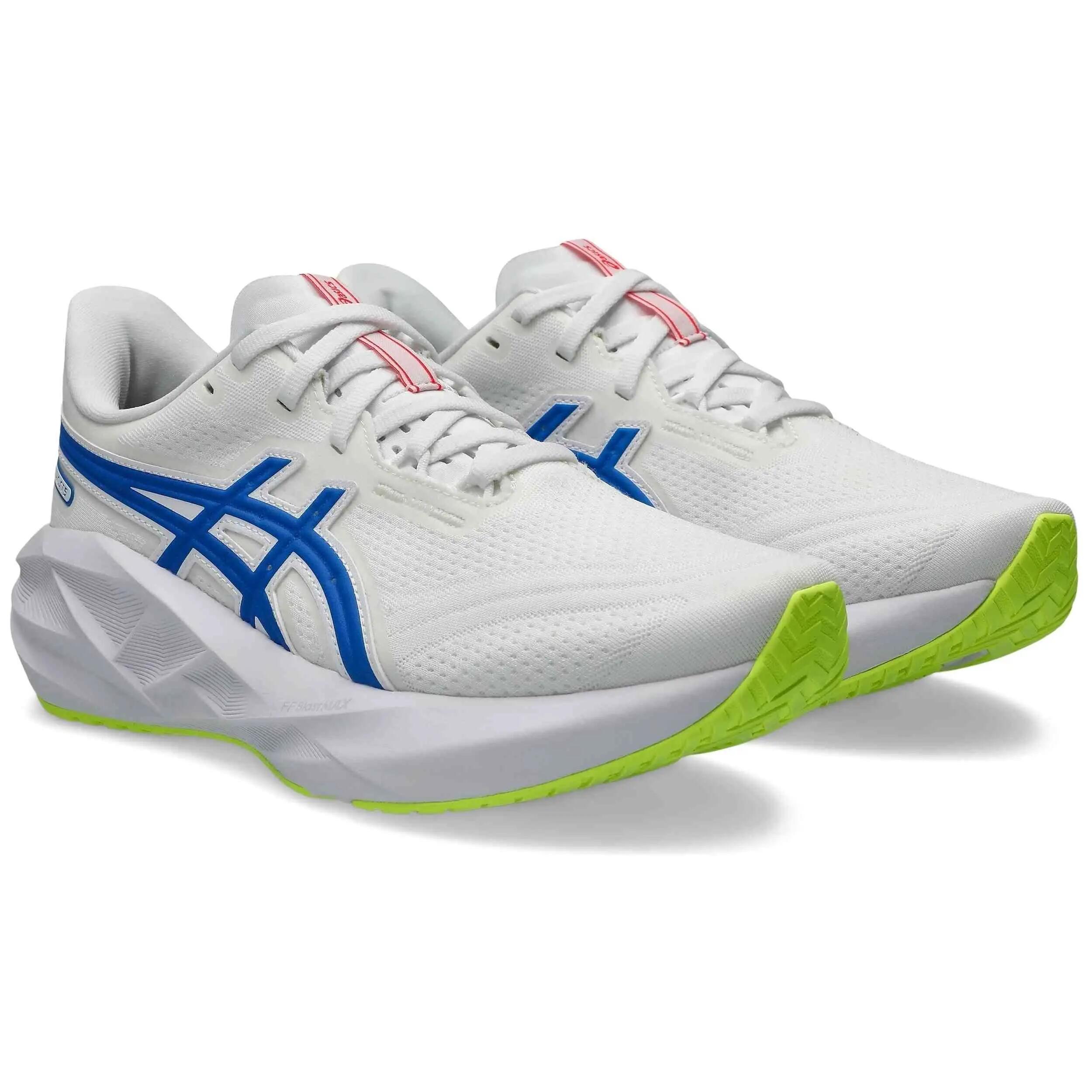 Scarpe da running Asics modello Novablast 5 ATC "White/Tuna Blue" per unisex 2/5
