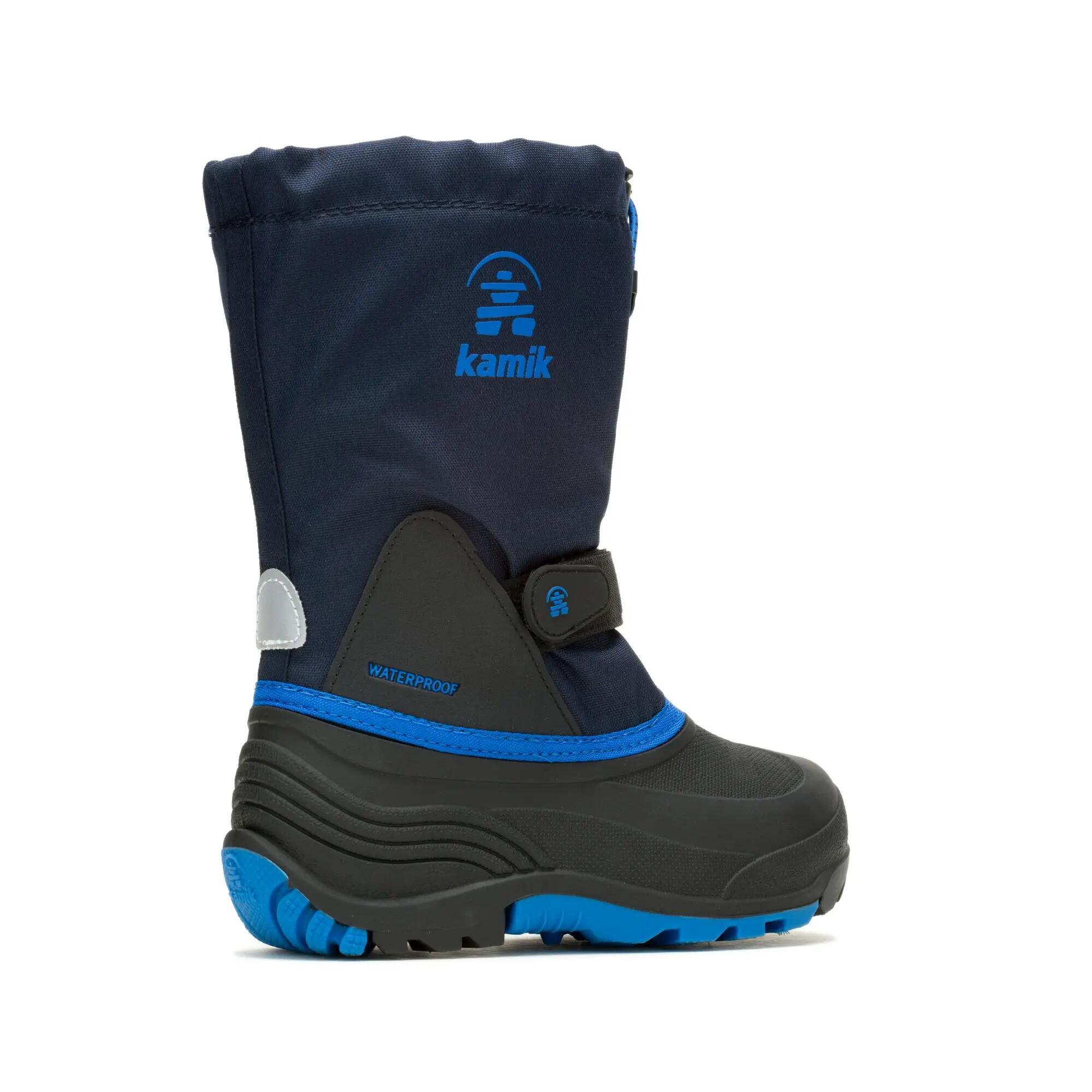 Enfants WATERBUG5 Bottes d'hiver Gris Bleu marine 8/10