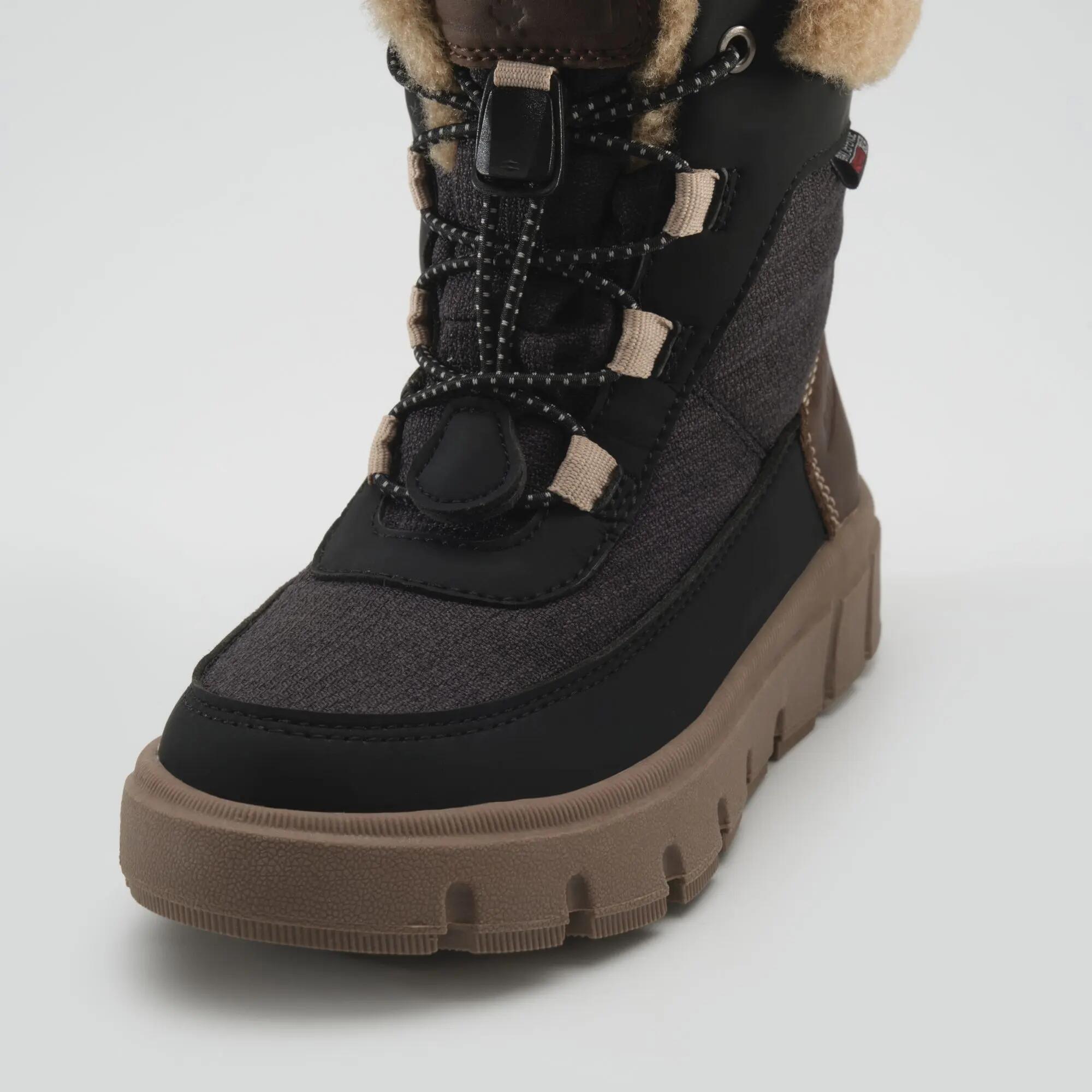 Kinderen SEEKERF winterlaarzen zwart/bruin 8/9
