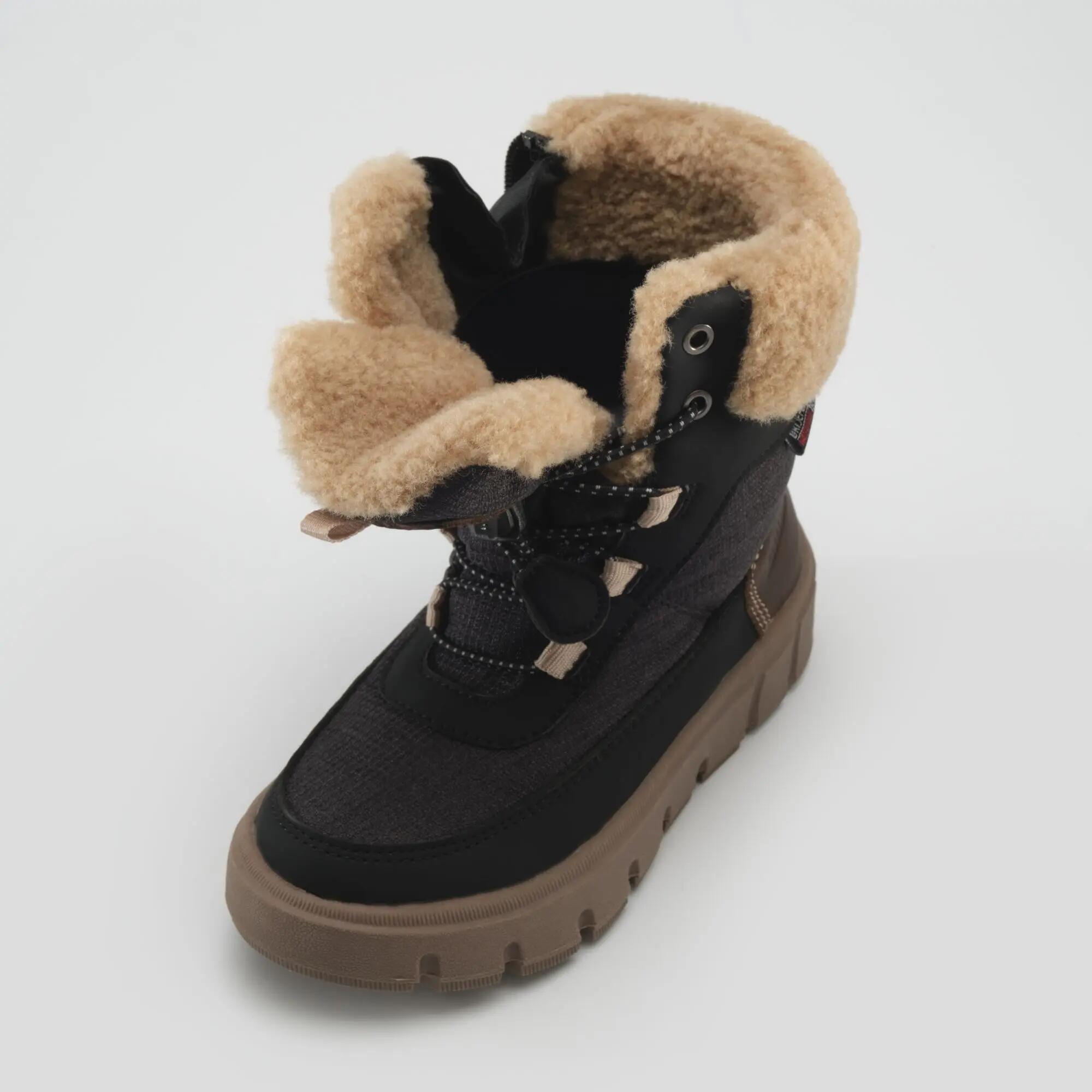 Kinderen SEEKERF winterlaarzen zwart/bruin 5/9