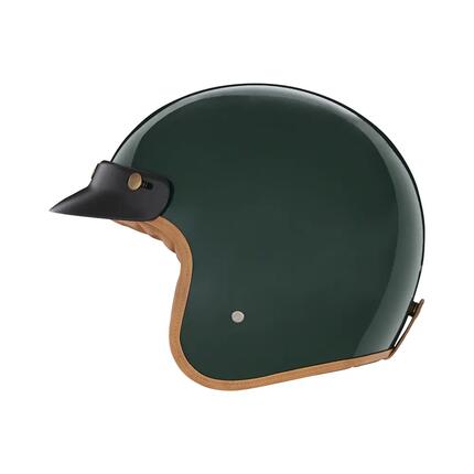 Casco de moto Jet Nox N 243 VERT ANGLAIS
