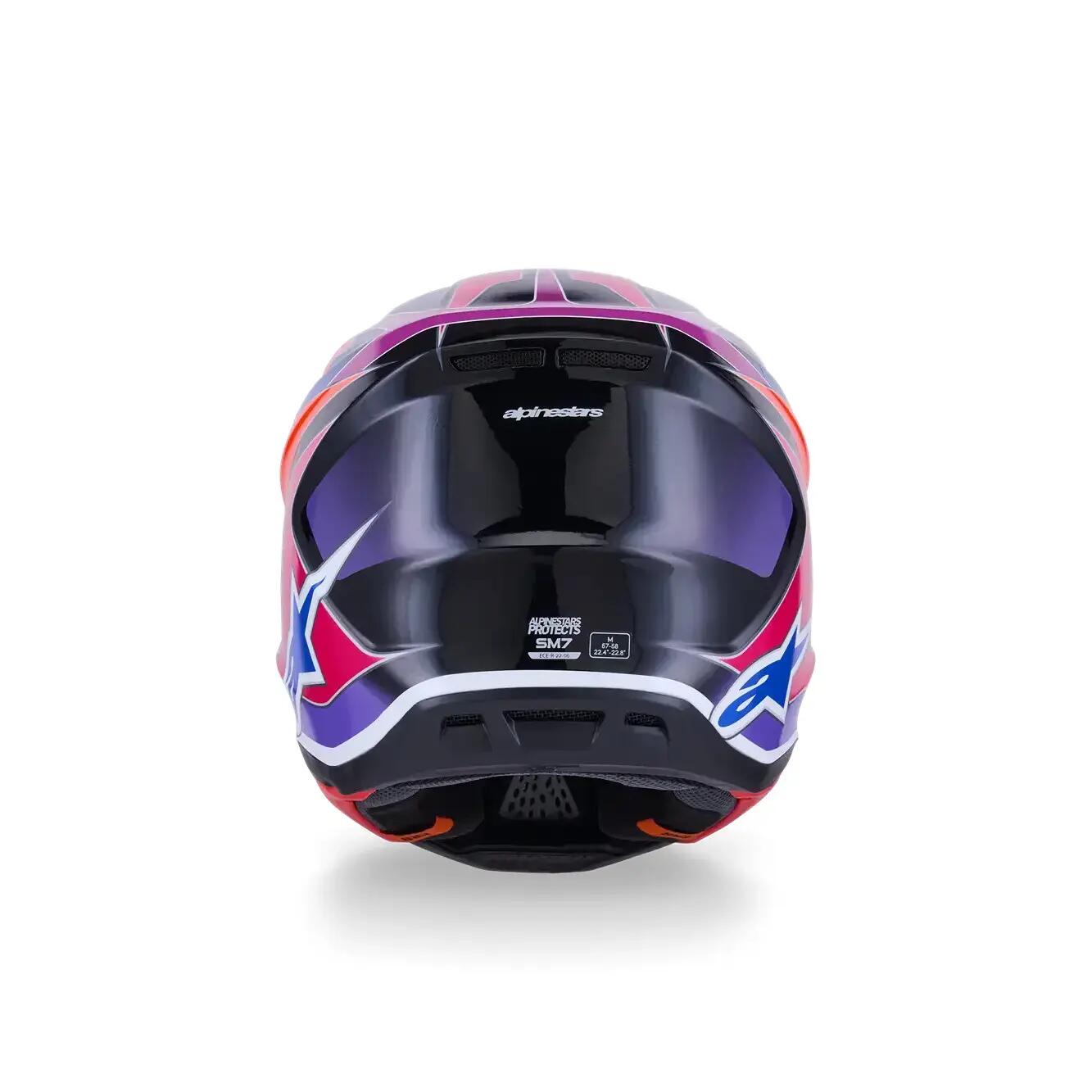 Motorrad-Cross-Helm Alpinestars S-M7 Fuse 4/5