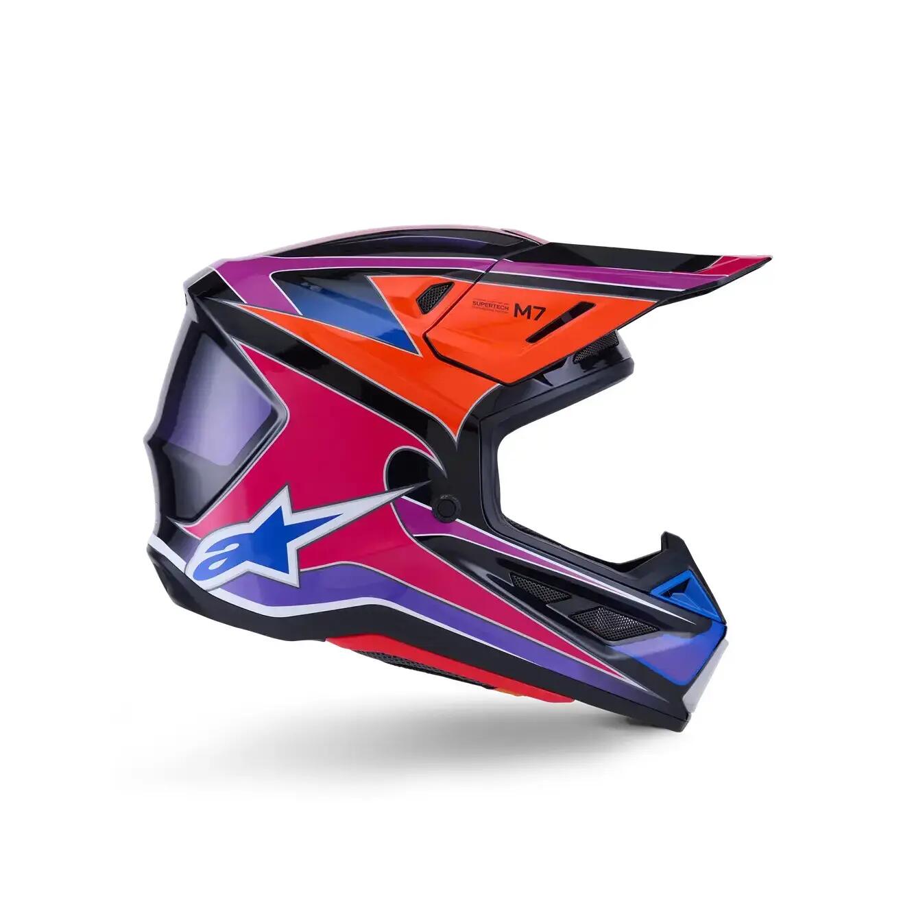 Motorrad-Cross-Helm Alpinestars S-M7 Fuse 3/5