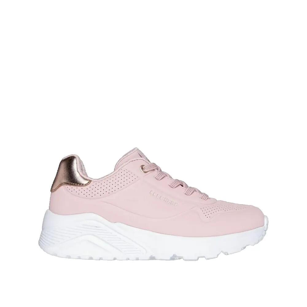 Skechers Uno Lite Metallic Fashion Shoes Pink