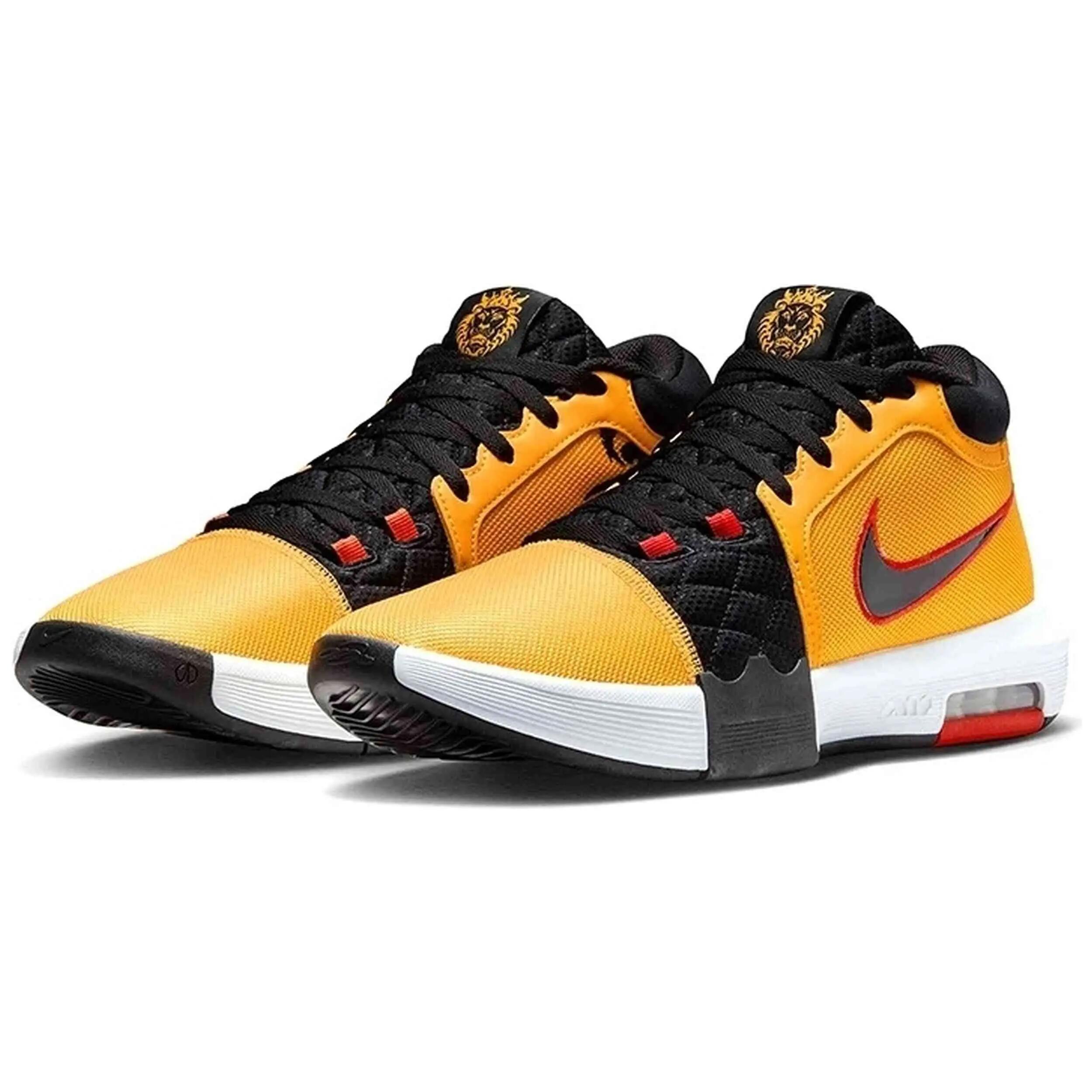 Tênis de basquete Nike modelo Nike LeBron Witness 8 "University Gold para homem 4/4
