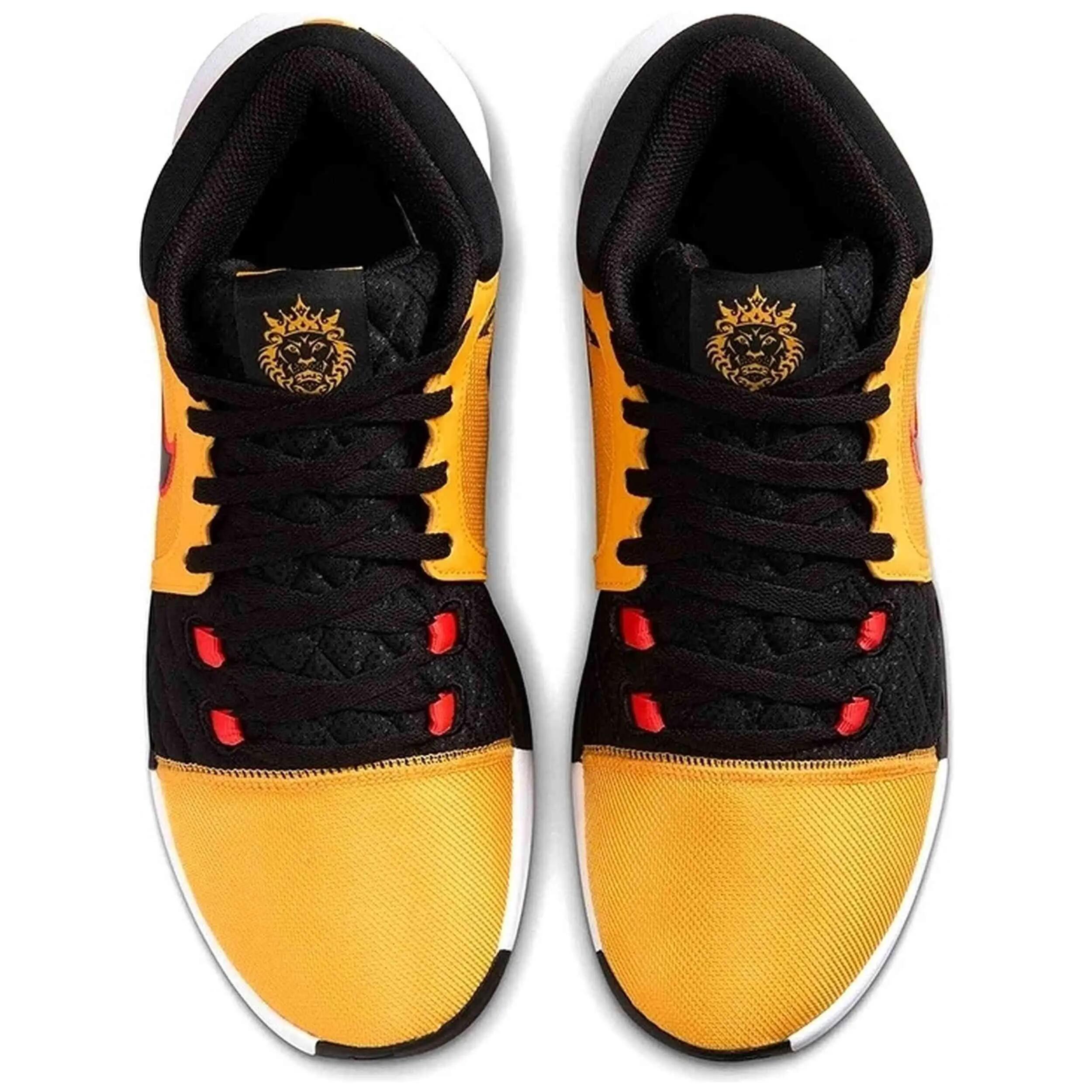 Tênis de basquete Nike modelo Nike LeBron Witness 8 "University Gold para homem 3/4