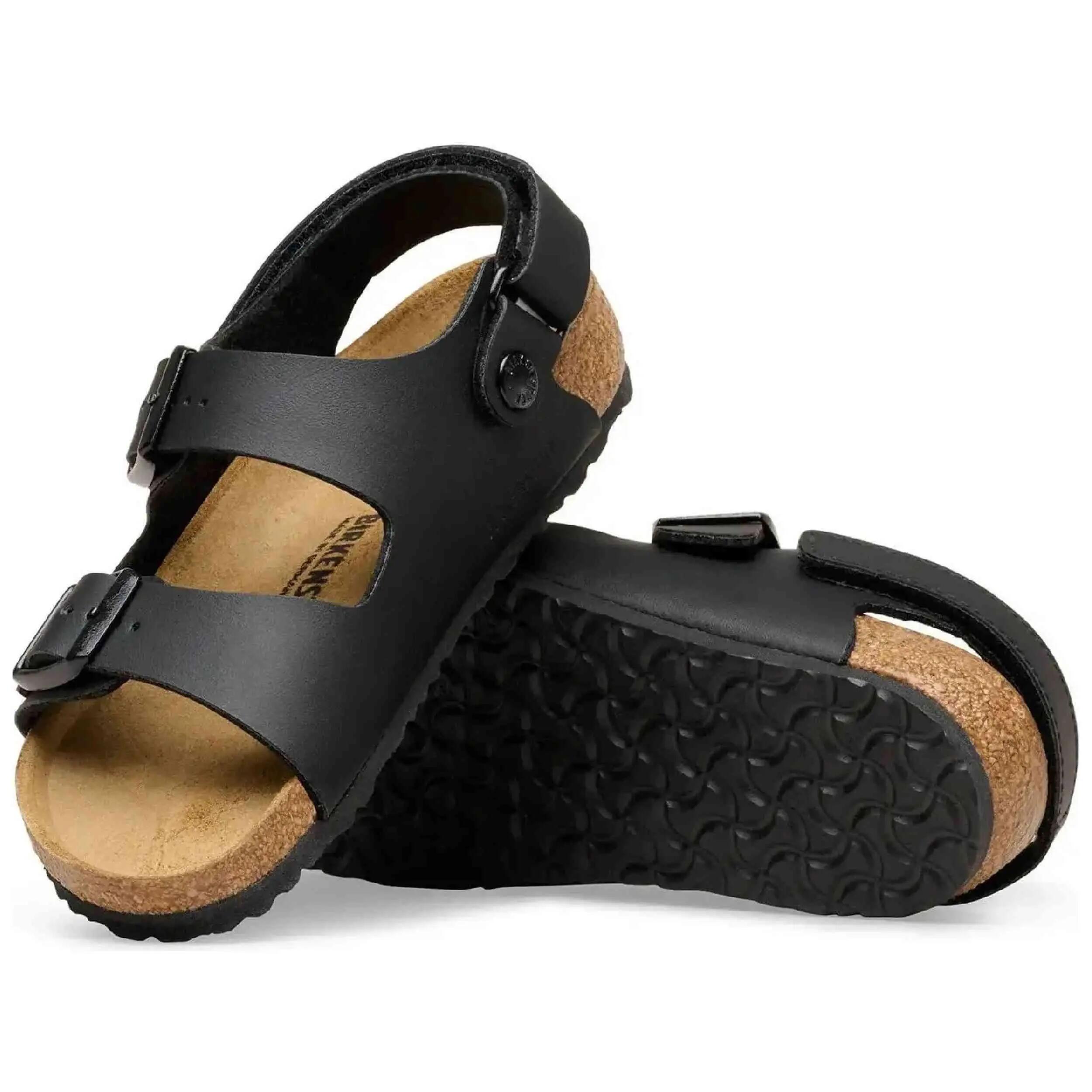 Sandali Birkenstock modello 1032009BI MILANO AS BIRKO FLOR An per unisex ragazzi 4/5