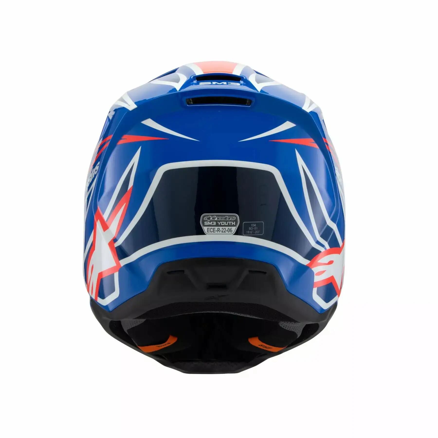 Casco de moto para niños Alpinestars Supertech M3 Wurx 2/2