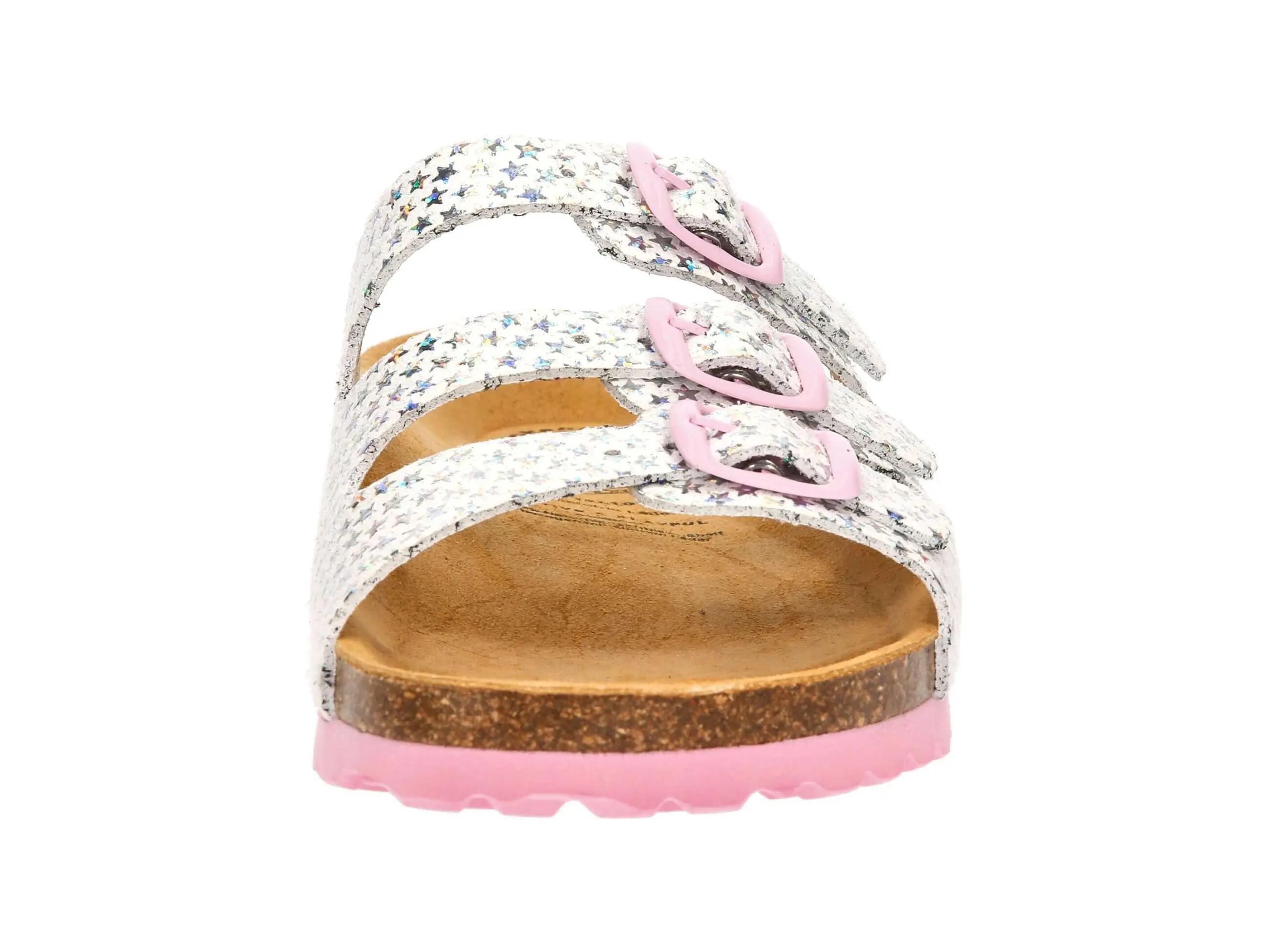 Mule - femme - pailletée, cuir, EVA - LICO BIOLINE STARLINE 3/6