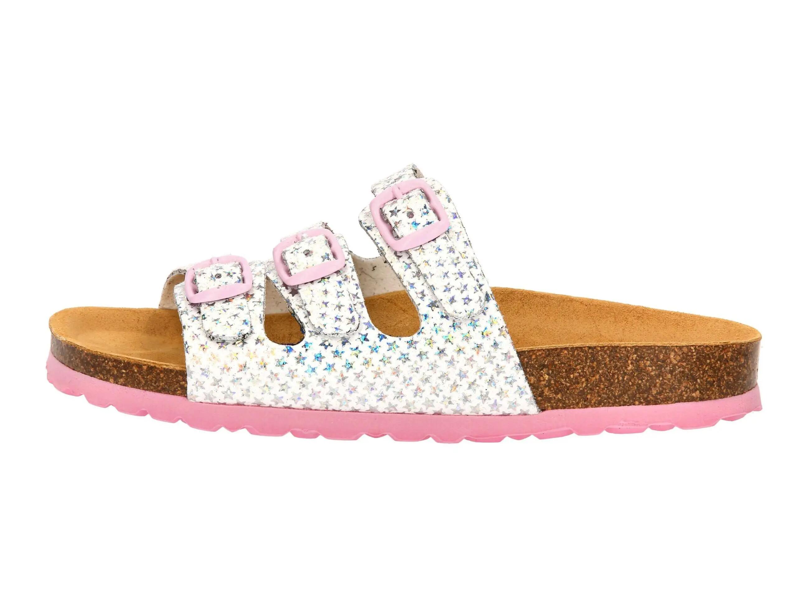 Mule - femme - pailletée, cuir, EVA - LICO BIOLINE STARLINE 2/6