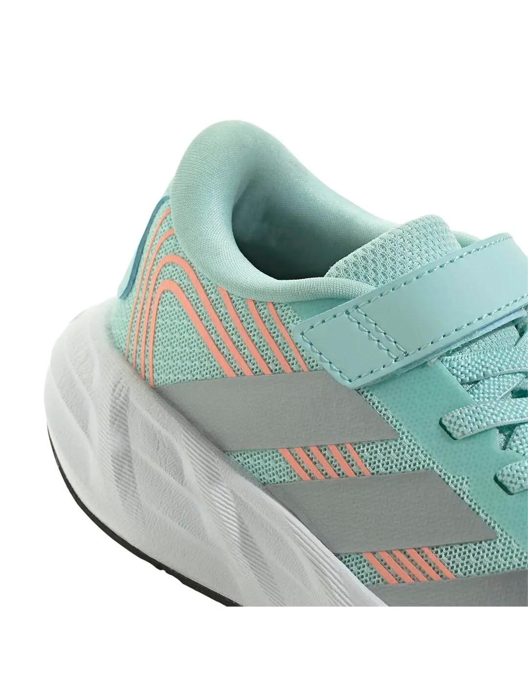 Course et trail pour fille Adidas Galaxy 8 Turquoise. 3/8