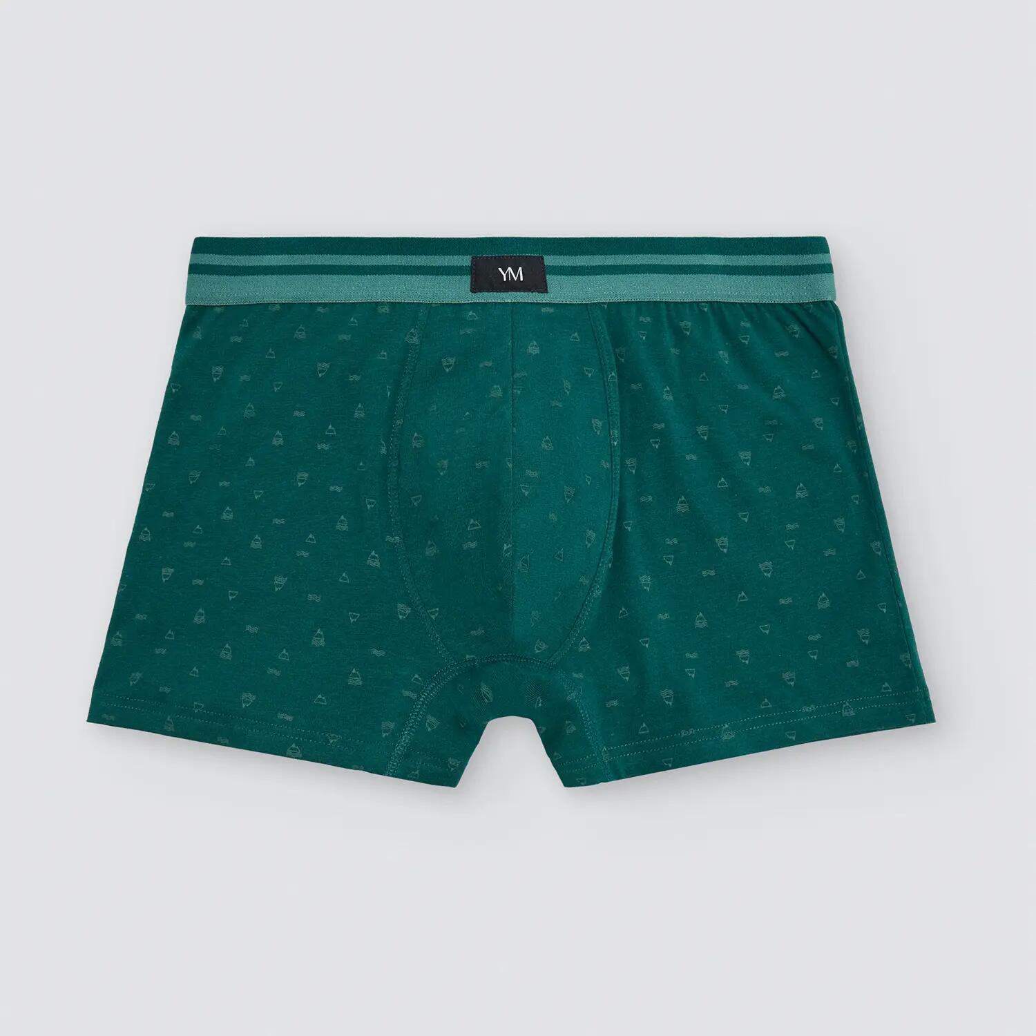 Pack 2 bóxers algodón estampado montañas y motivos geométricos 4/7