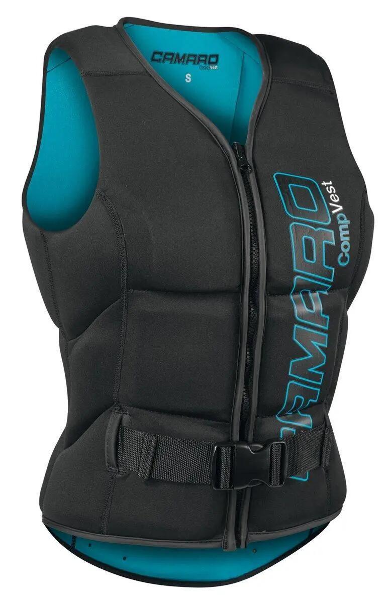 Damen Comp Slasher Neopren Prallschutzweste für Wakeboard Kitesurfen Wasserski 4/5