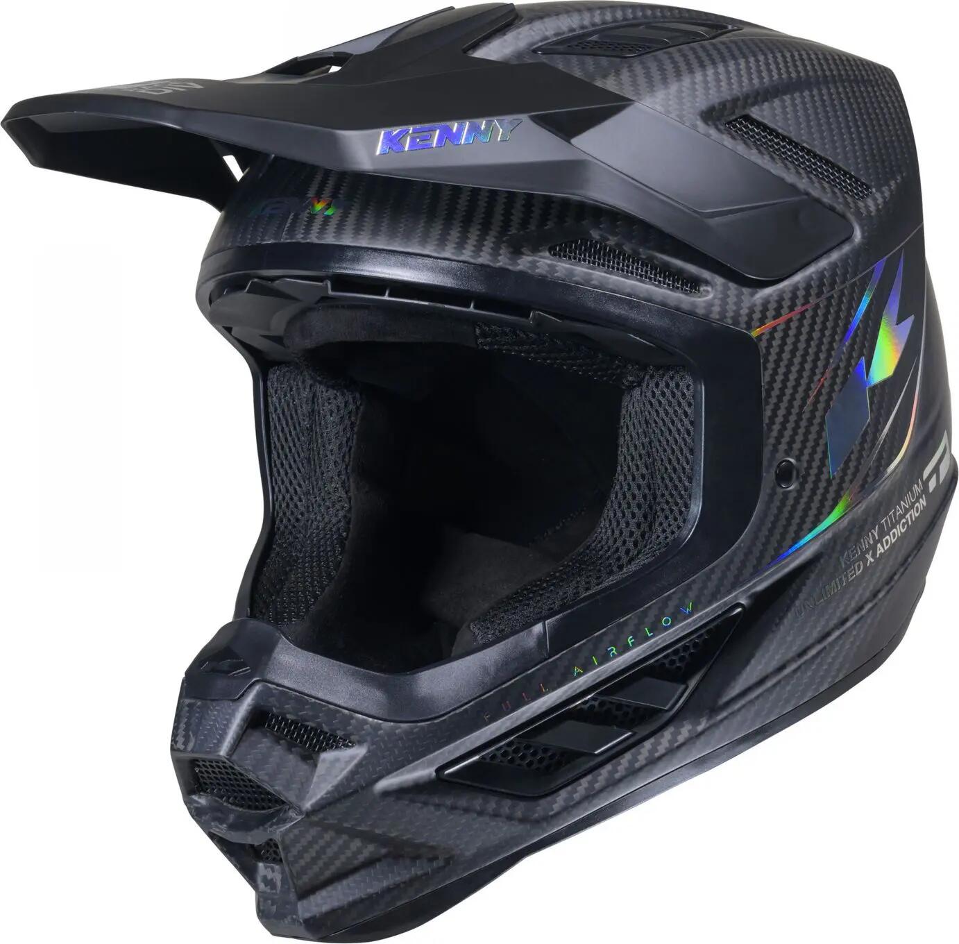 Casque Intégral Kenny Titanium Carbone Matt Holographic 2/5