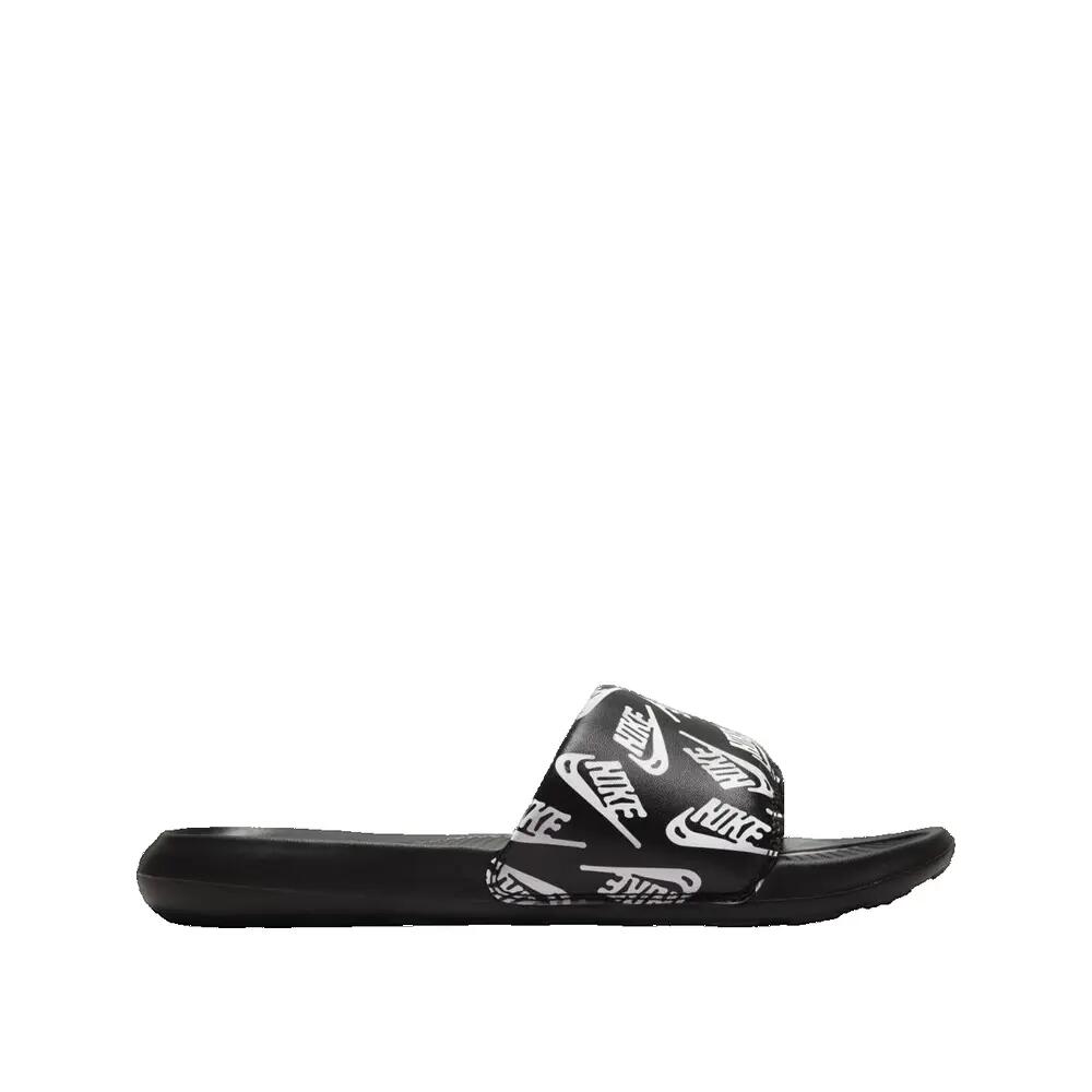 Sandalias Nike Victori One Impreso Negro/Blanco 1/3