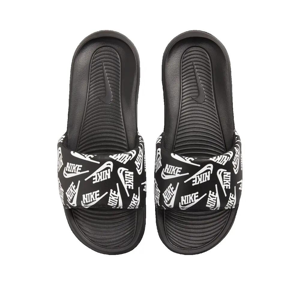 Sandalias Nike Victori One Impreso Negro/Blanco 2/3