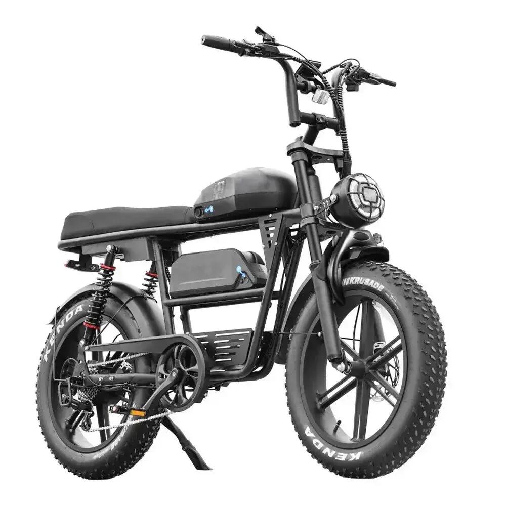 EB30 Dupla bateria - Fatbike elétrica - 20 polegadas - 250W - 1498Wh - Preto 4/4