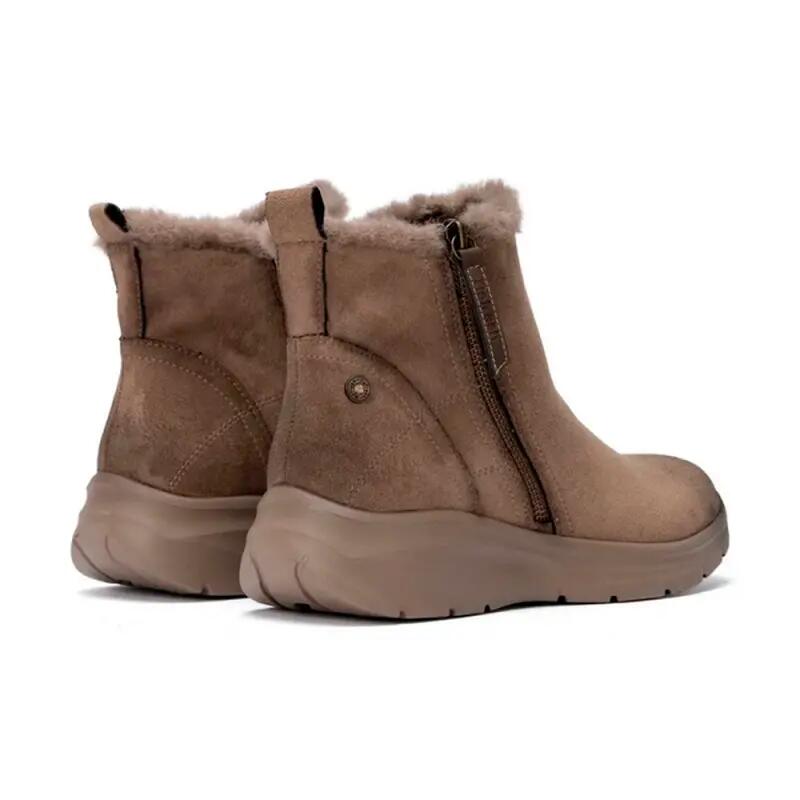 Botines Planos Mujer Refresh  Marrón 5/5