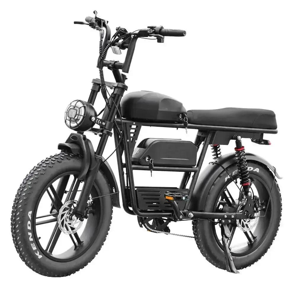 EB30 Dupla bateria - Fatbike elétrica - 20 polegadas - 250W - 1498Wh - Preto 3/4
