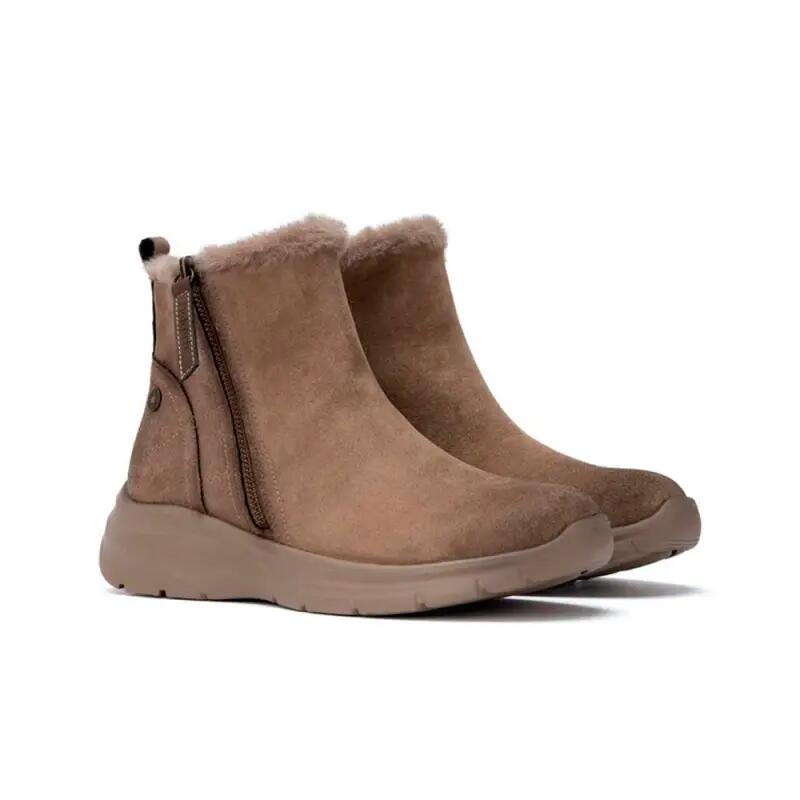 Botines Planos Mujer Refresh  Marrón 4/5