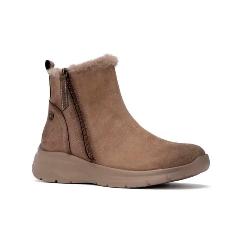 Botines Planos Mujer Refresh  Marrón 2/5