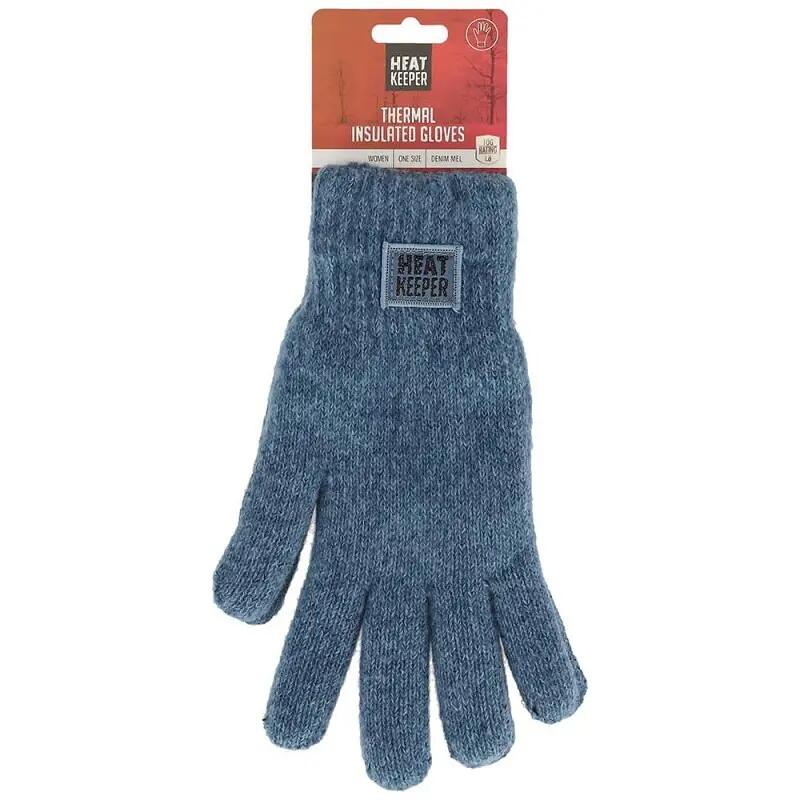 Funktionshandschuhe Damen - Denim meliert 4/4