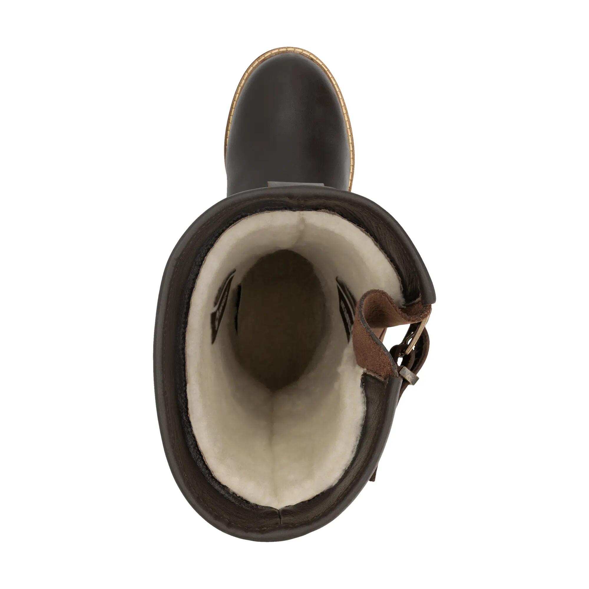 Gronvik Homme - Bottes de plein air - Doublées de laine - Marron foncé 5/6