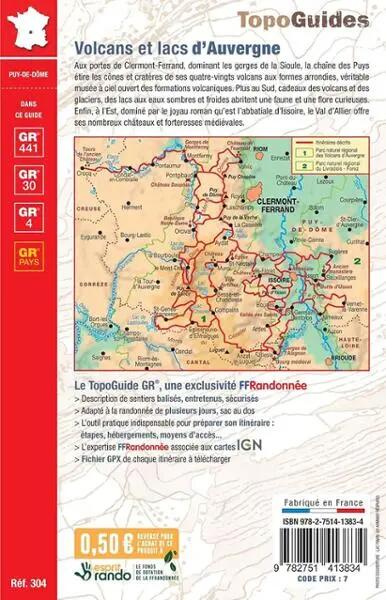 GR4/GR30/GR441/GRP VOLCANS ET LACS D'AUVERGNE 304 2/2