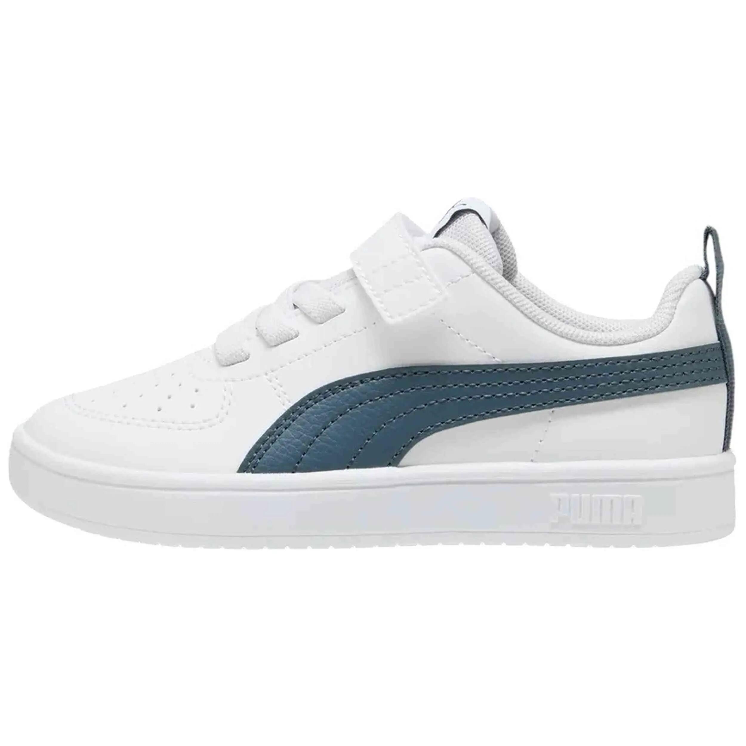 Schoen Puma model Rickie "White-Evening Blue" voor unisex jongens 2/5
