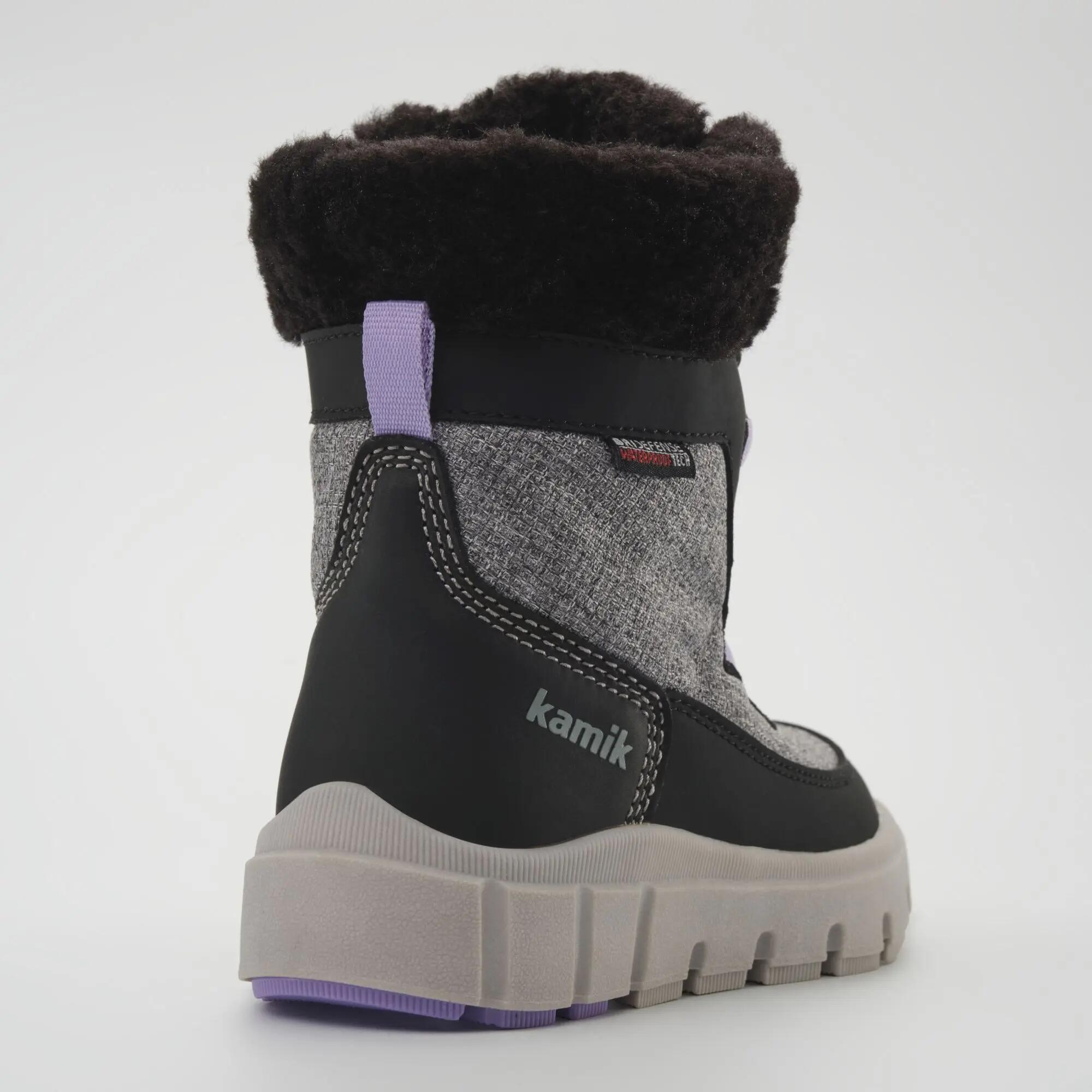 Enfants SEEKERF Bottes d'hiver Gris foncé 8/10