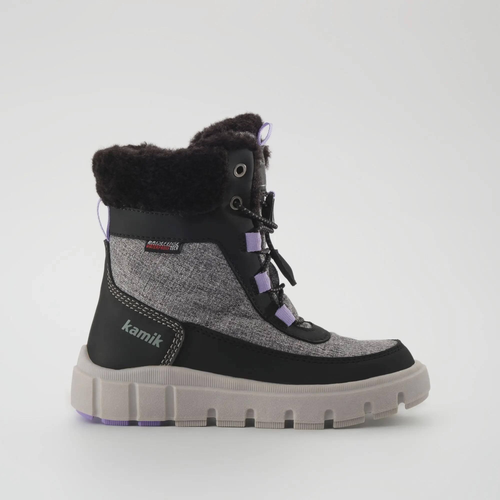 Enfants SEEKERF Bottes d'hiver Gris foncé 4/10