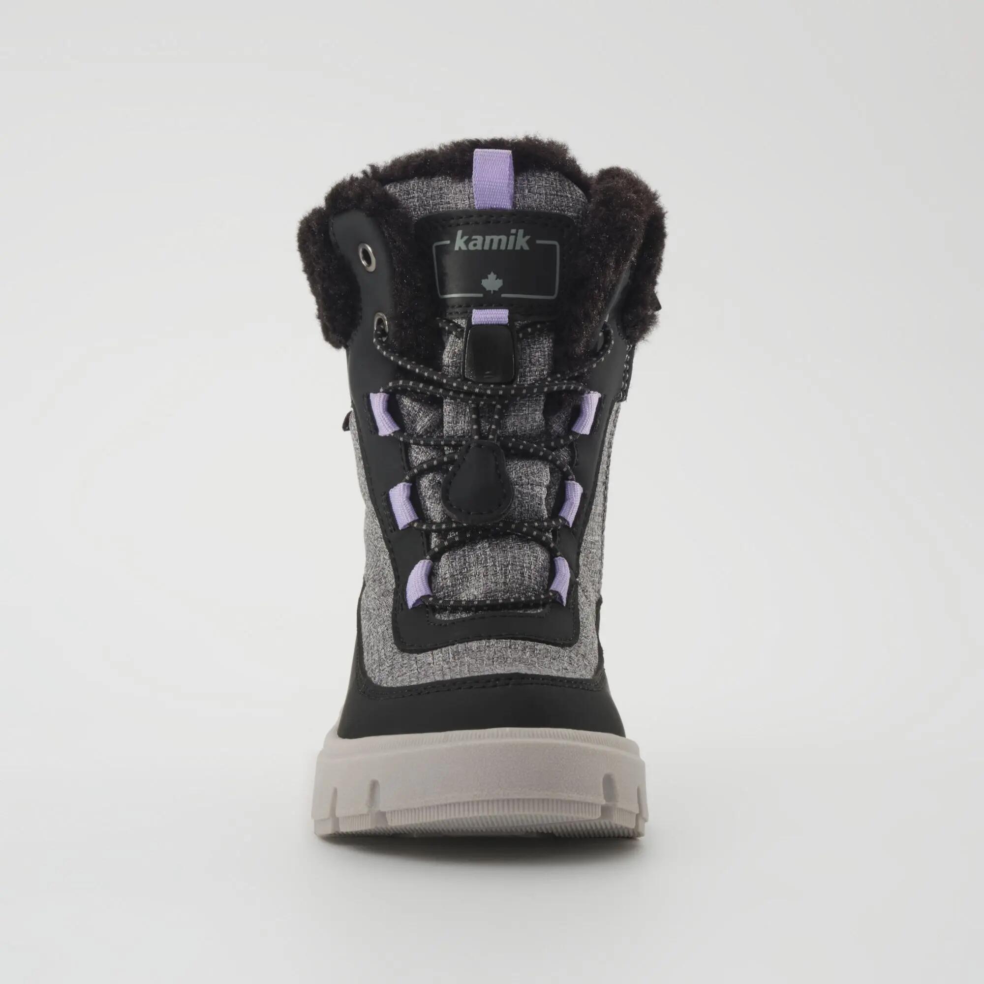 Enfants SEEKERF Bottes d'hiver Gris foncé 2/10
