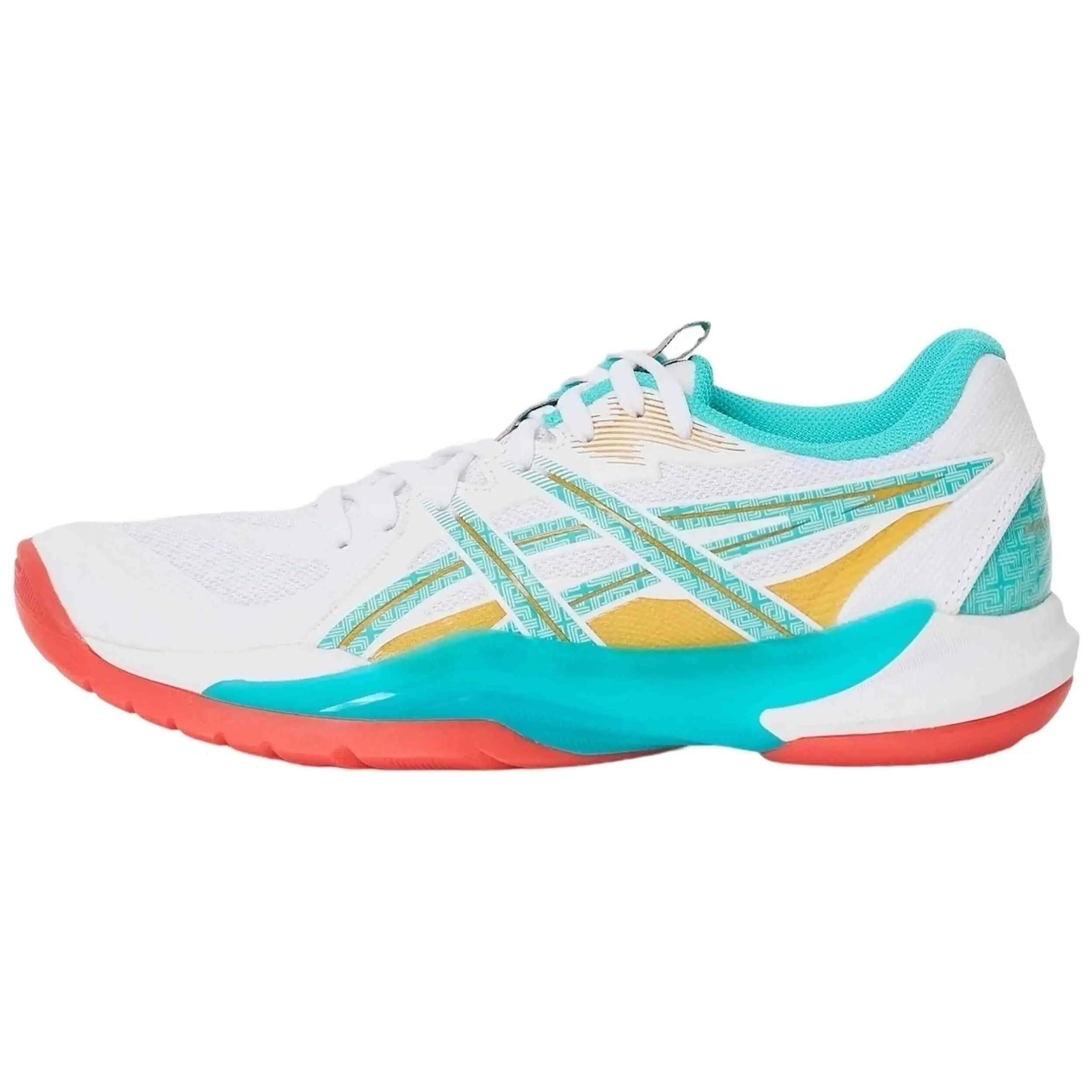 Schoen Asics model Powerbreak FF "White/Sea Glass" voor mannen 1/5