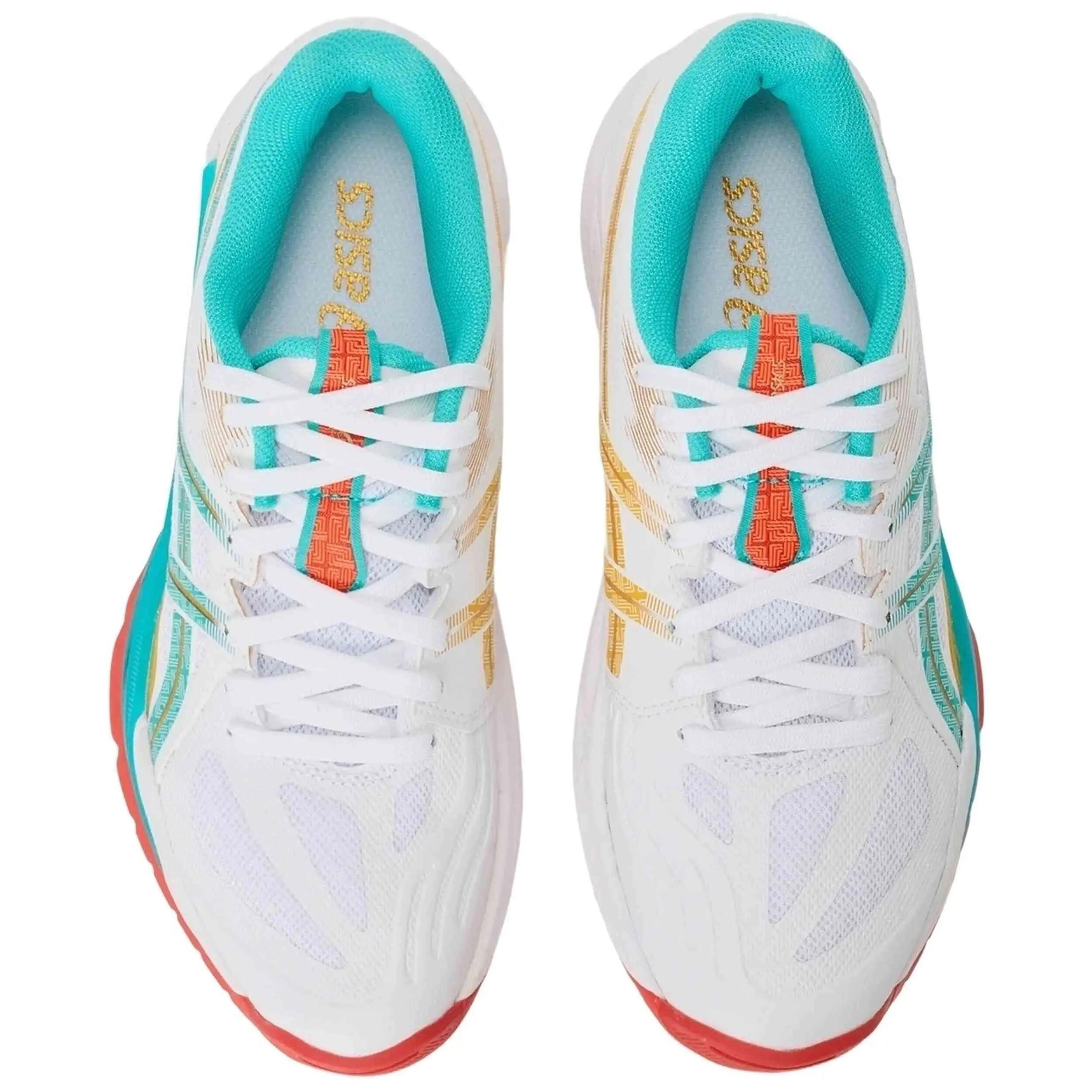 Schoen Asics model Powerbreak FF "White/Sea Glass" voor mannen 4/5