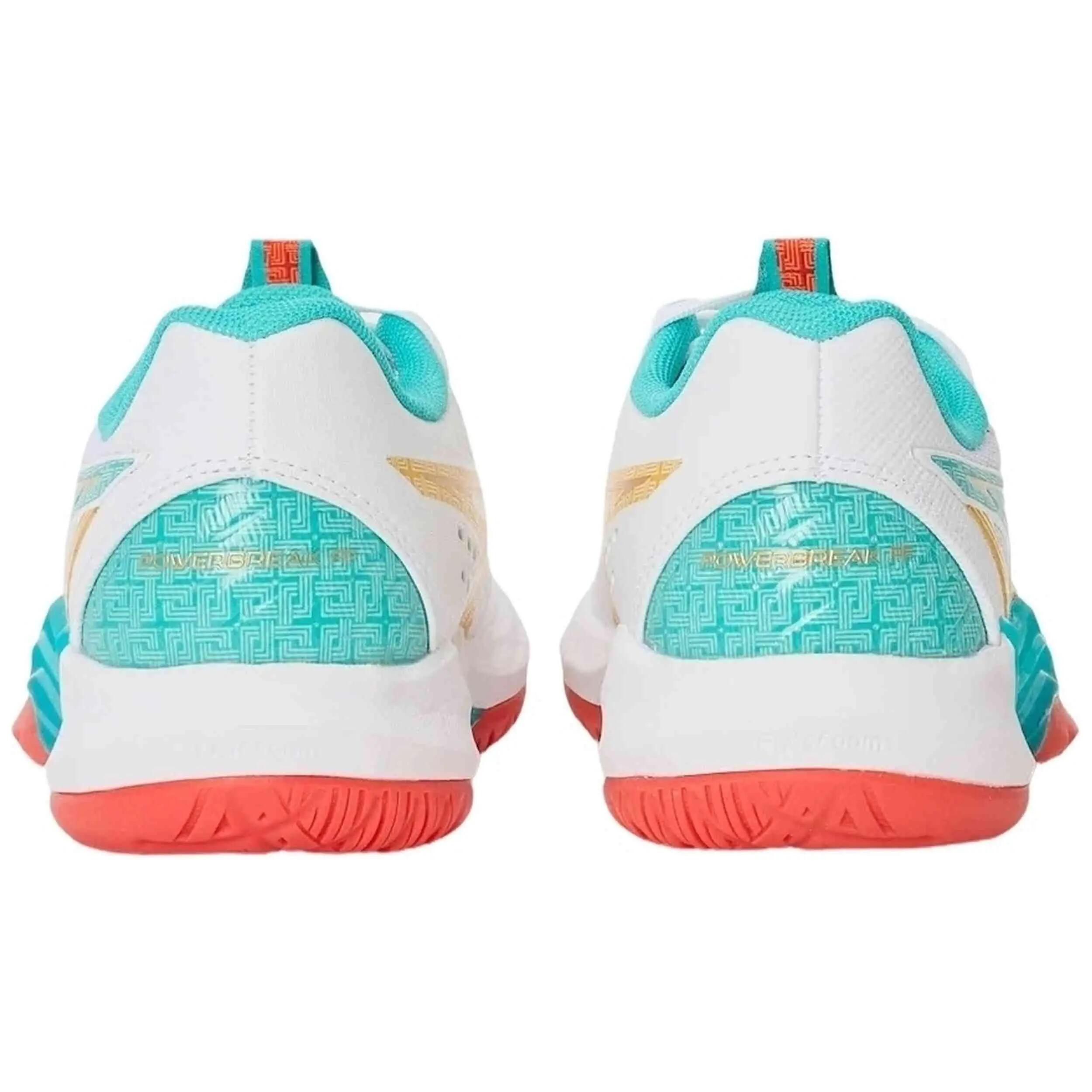 Schoen Asics model Powerbreak FF "White/Sea Glass" voor mannen 3/5