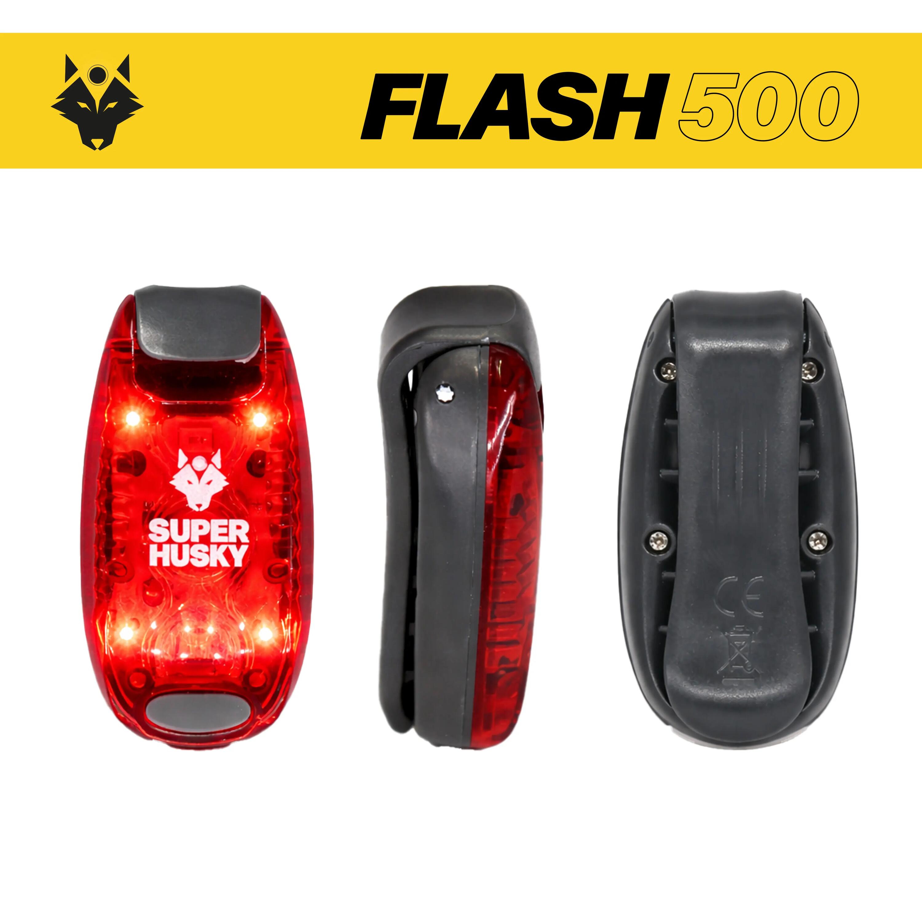 Pack éclairage vélo 300 lm + 3 LED rouges HYBRID600 + FLASH500 10/15