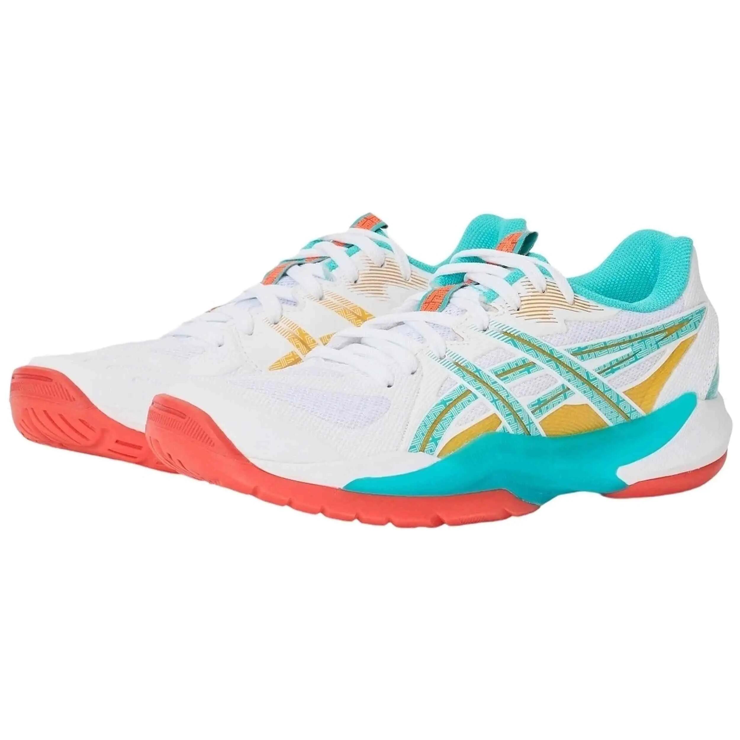 Schoen Asics model Powerbreak FF "White/Sea Glass" voor mannen 2/5