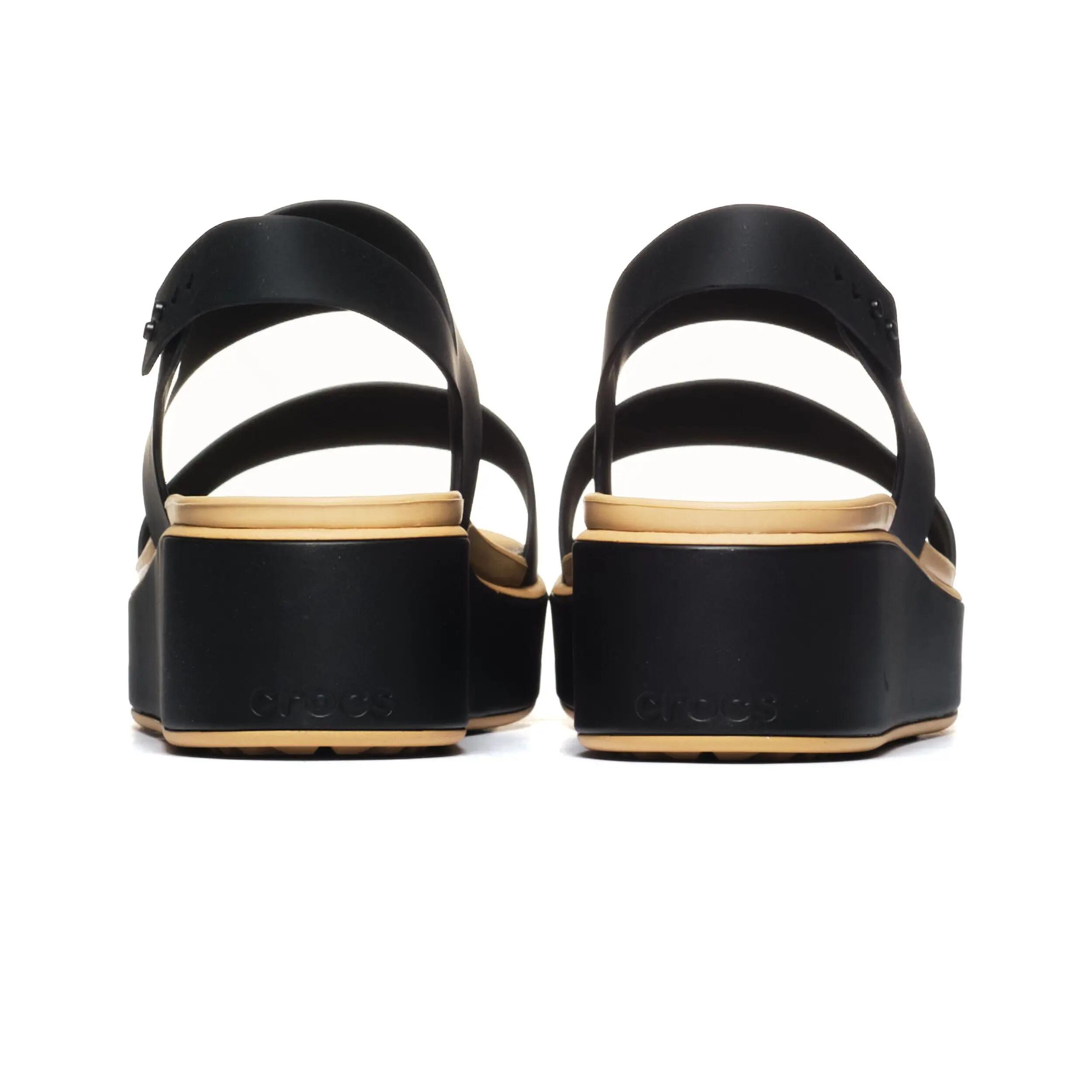 Sandales Crocs Brooklyn Matte Wrap Femme Noir/Cashew 6/6