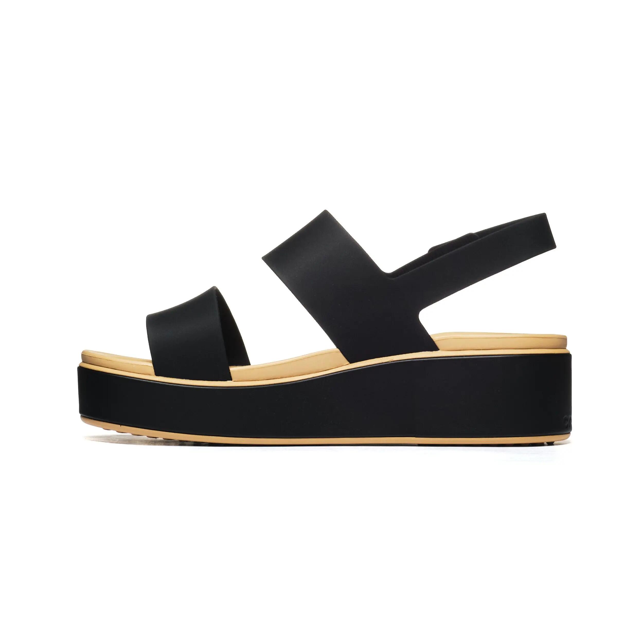 Sandales Crocs Brooklyn Matte Wrap Femme Noir/Cashew 3/6