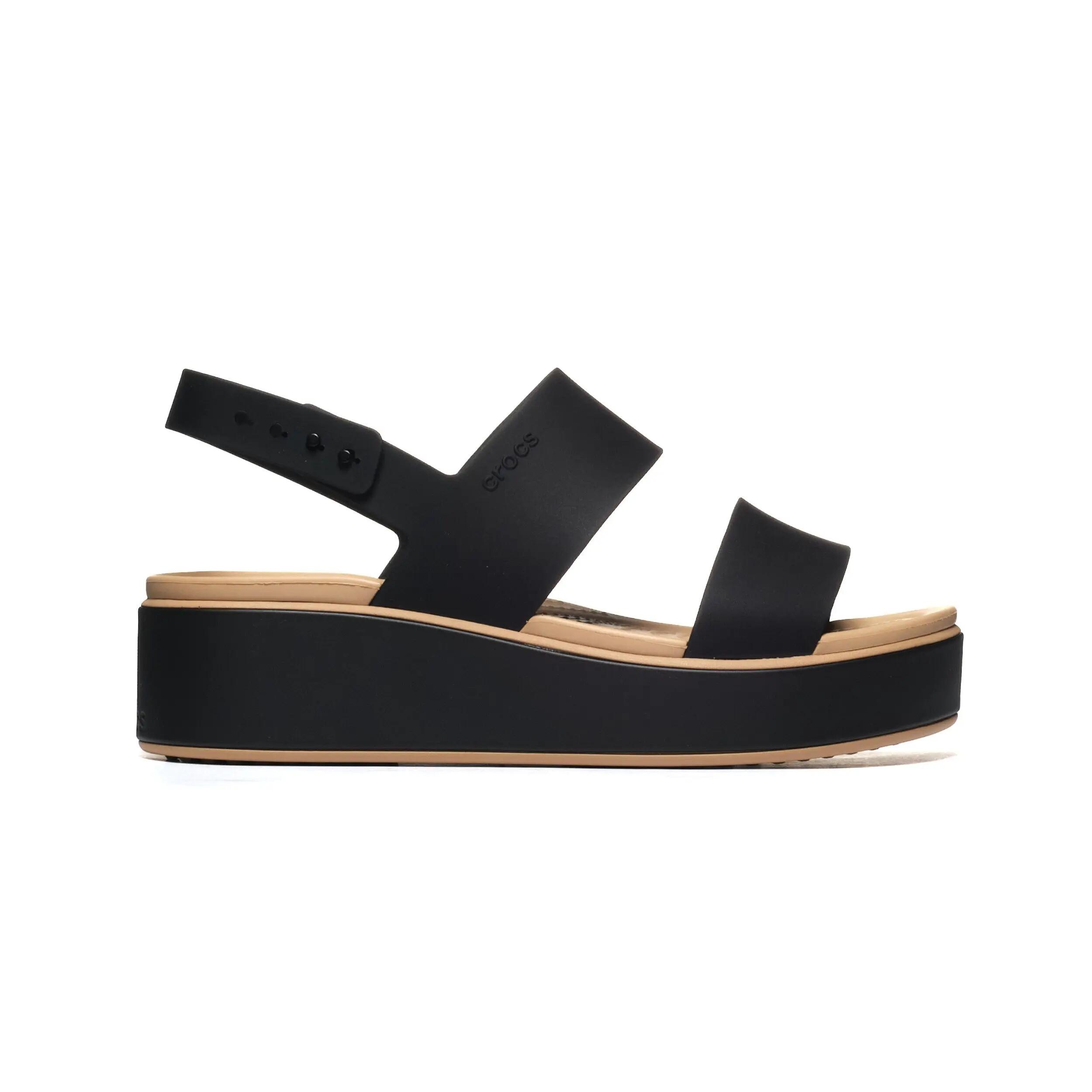 Sandales Crocs Brooklyn Matte Wrap Femme Noir/Cashew 2/6