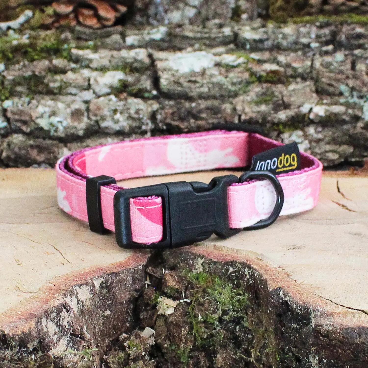 COLLIER INNODOG 10mm rouge camouflage réglage 20-35cm 2/2
