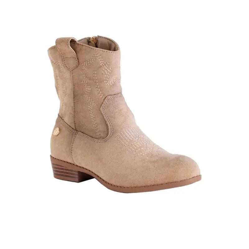 Botines Planos NiÑo Xti  Beige 2/4