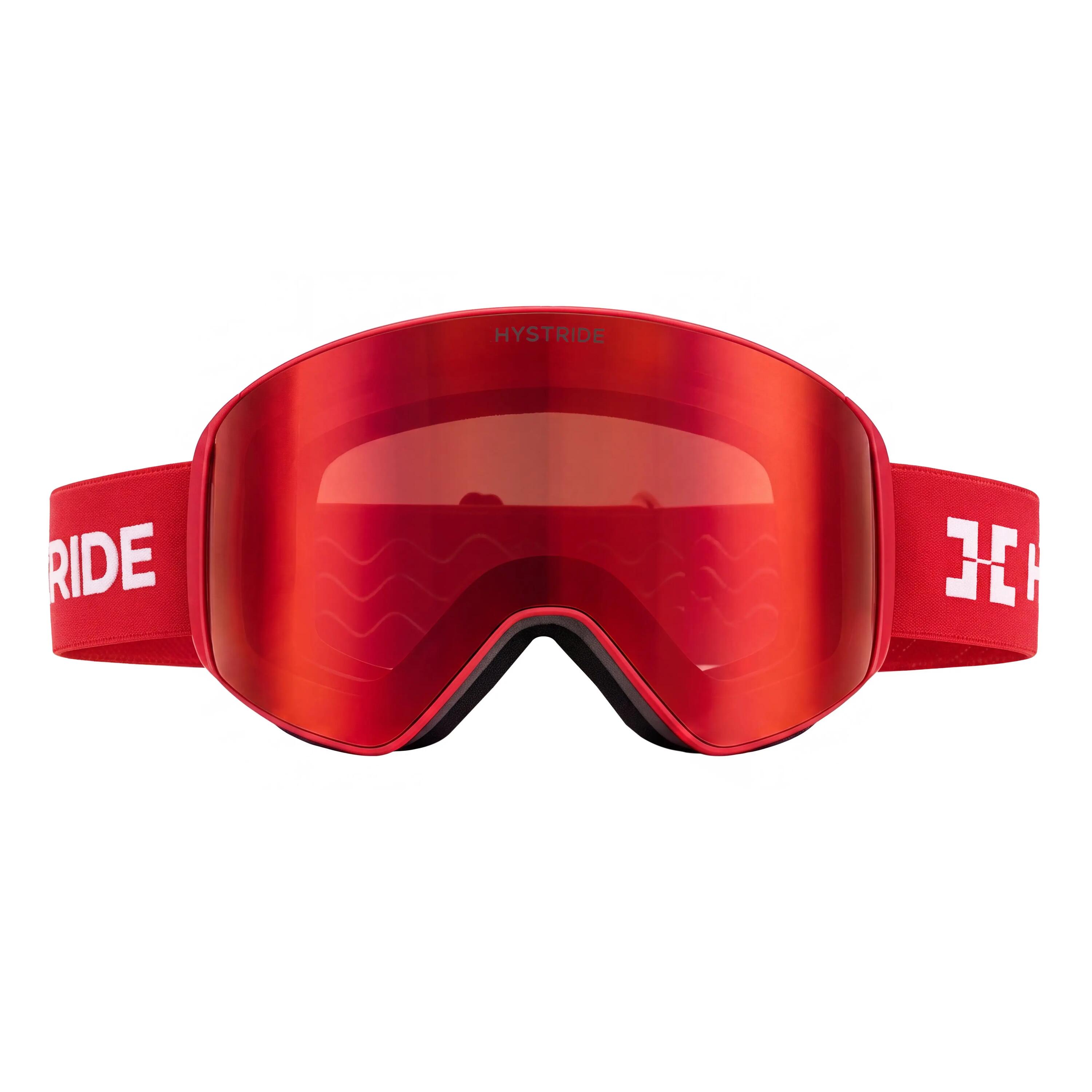 Masque de ski unisexe magnétique Sky Line - Rouge Flamme 3/7