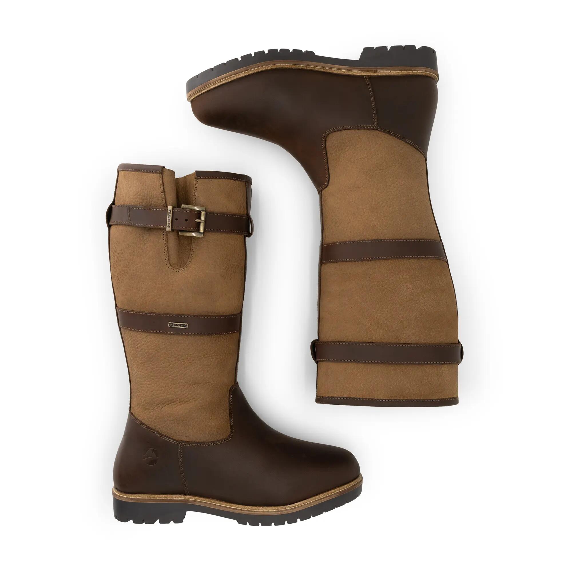 Gronvik Femme - Bottes de plein air - Doublées de laine - Marron 4/6