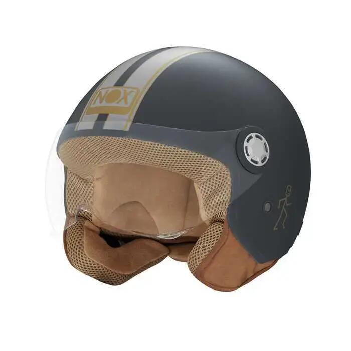 Casco da moto jet Nox N210 Evo 2/3