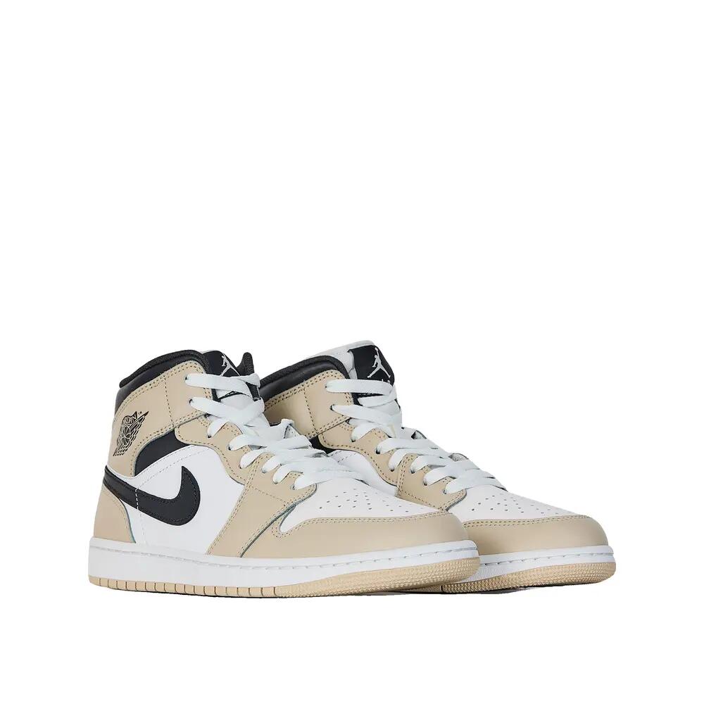 Nike Air Jordan 1 Mid Beige/White Shoes 3/3
